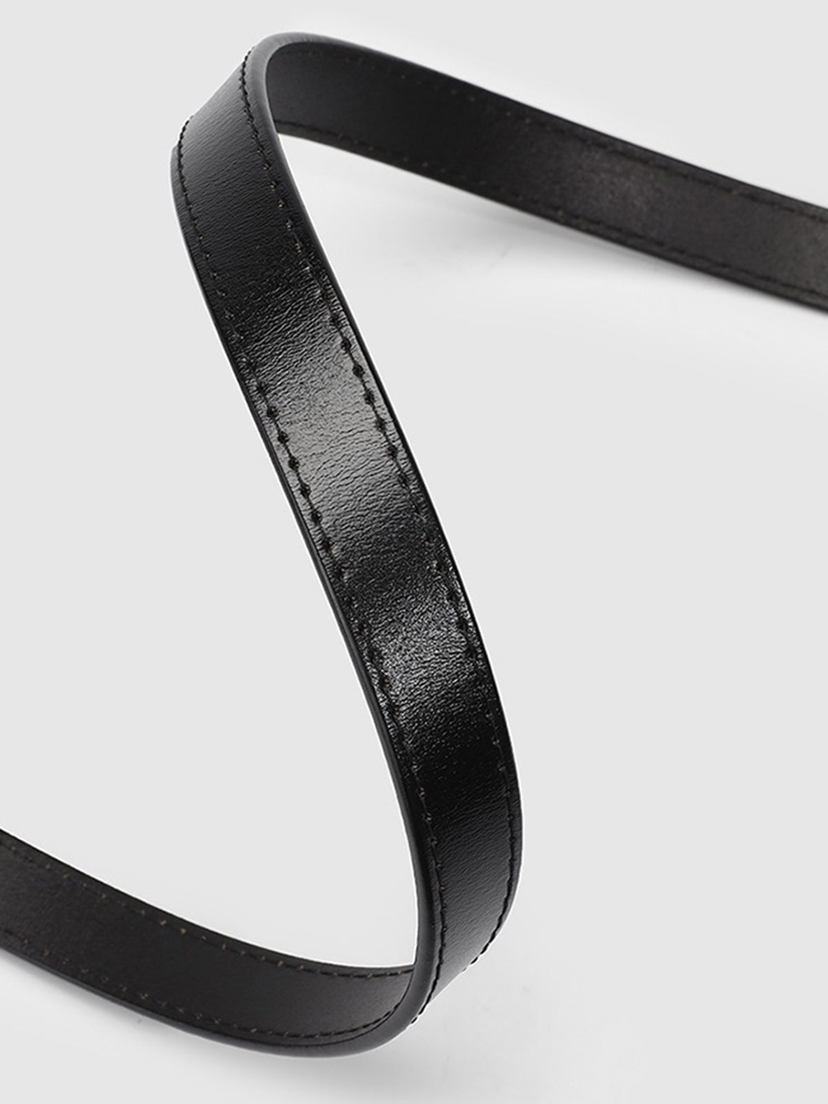Asymmetrical Knotted Leather Belt-Massicos