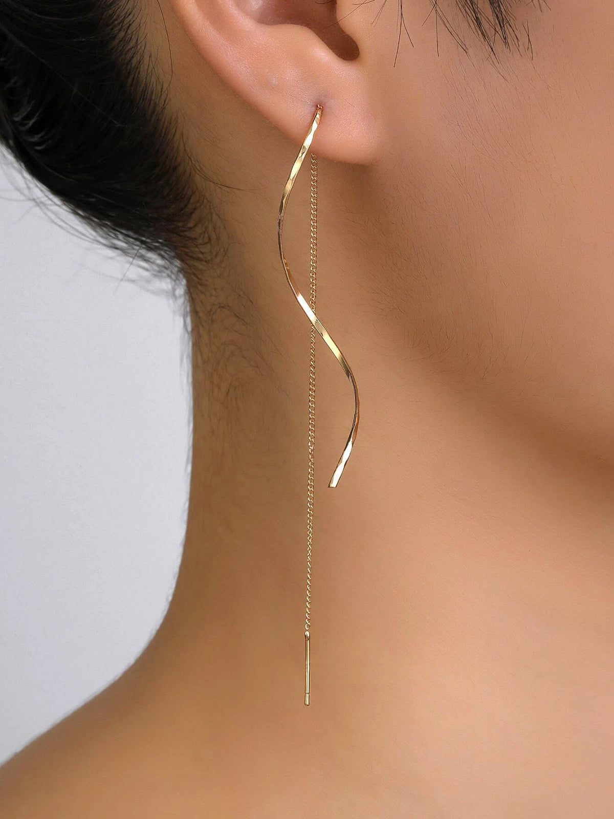 Spiral Tassel Earrings-Massicos
