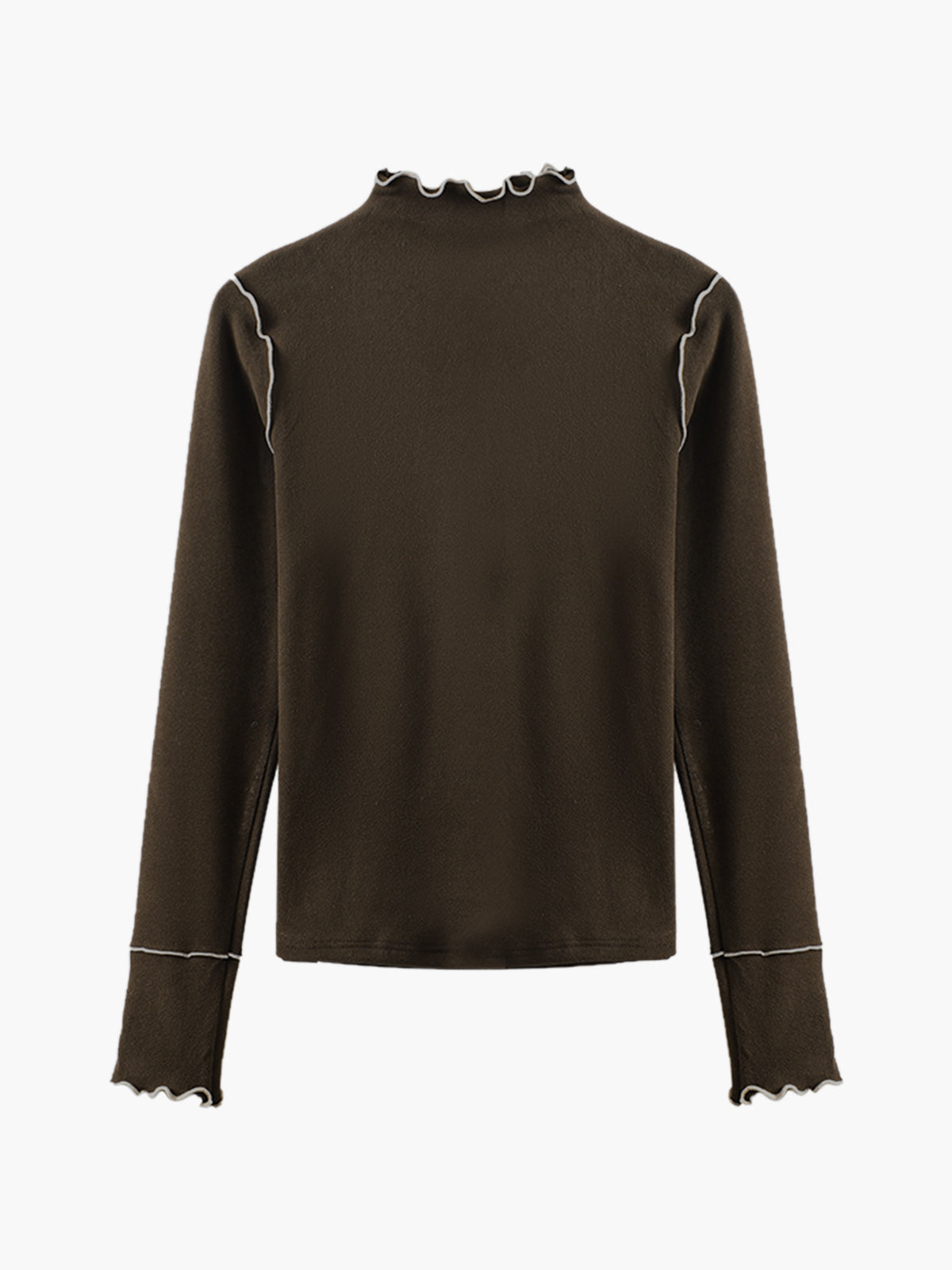 Wave Trim Jersey Slim T-Shirt-Massicos