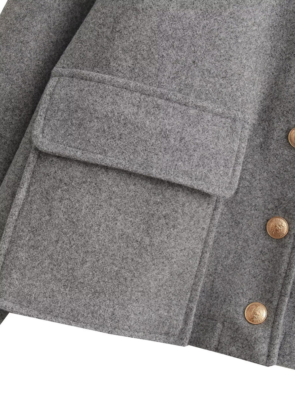 Suede Button Short Polo Jacket-Massicos