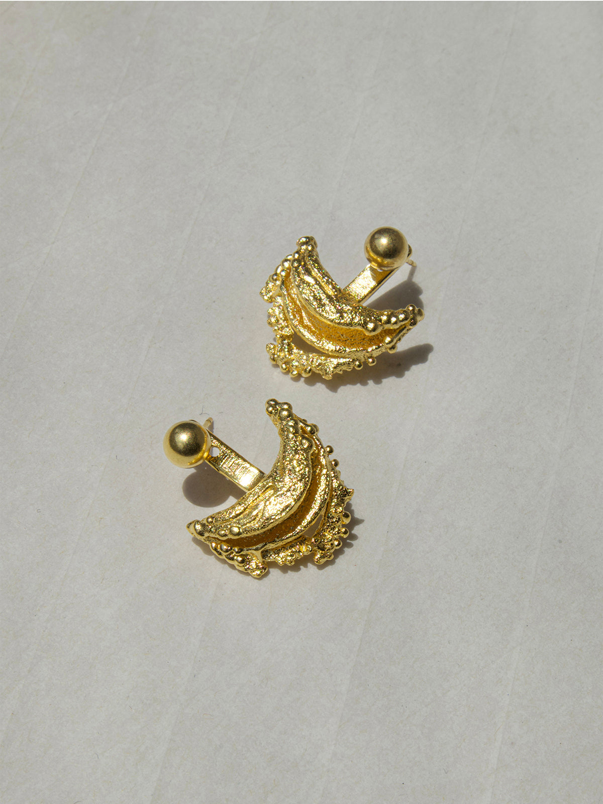 Retro Irregular Curved Stud Earrings-Massicos