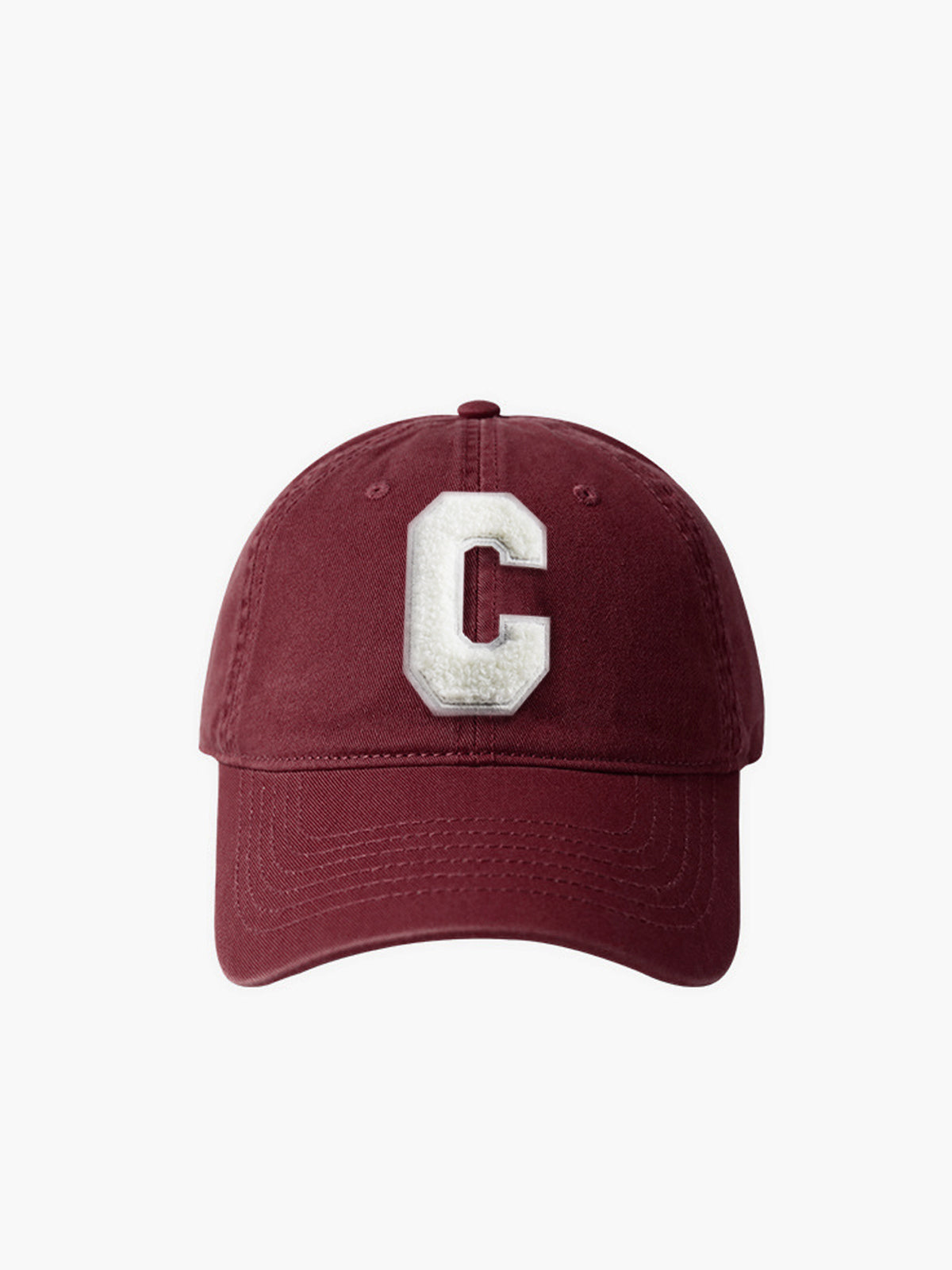 Cotton C-Letter Soft Top Cap Hat-Massicos