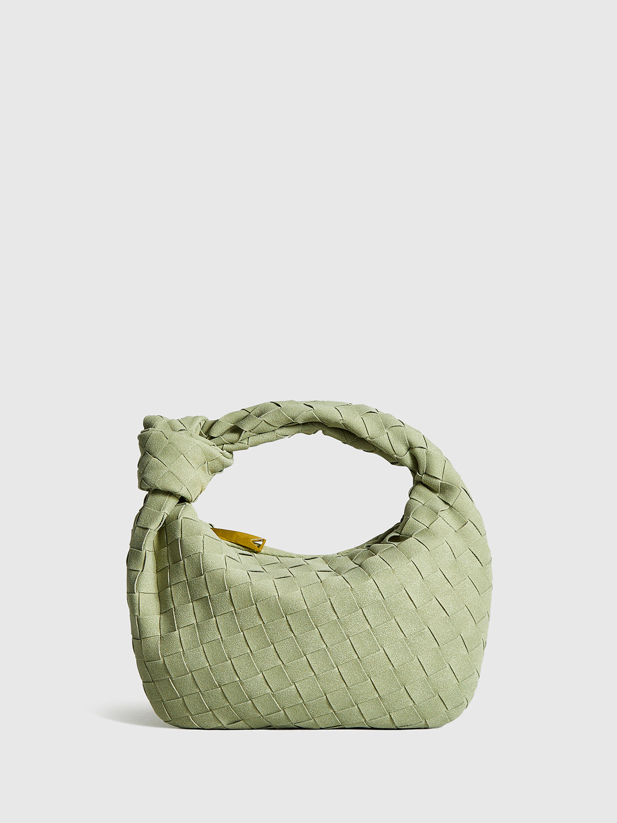 Rounded Woven Knotted Bag-Massicos