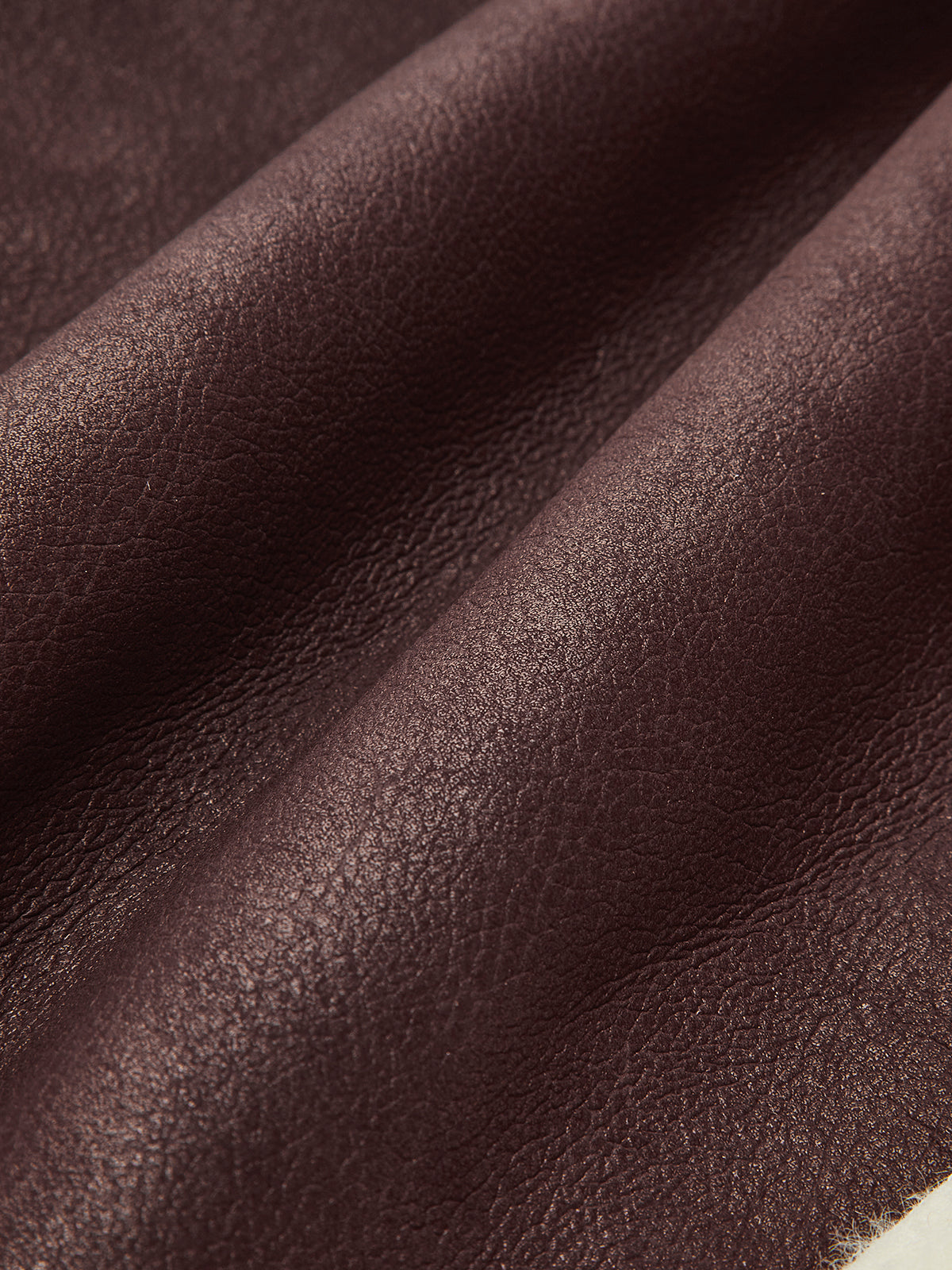 Fleece Lined Faux Leather Lapel Coat-Massicos