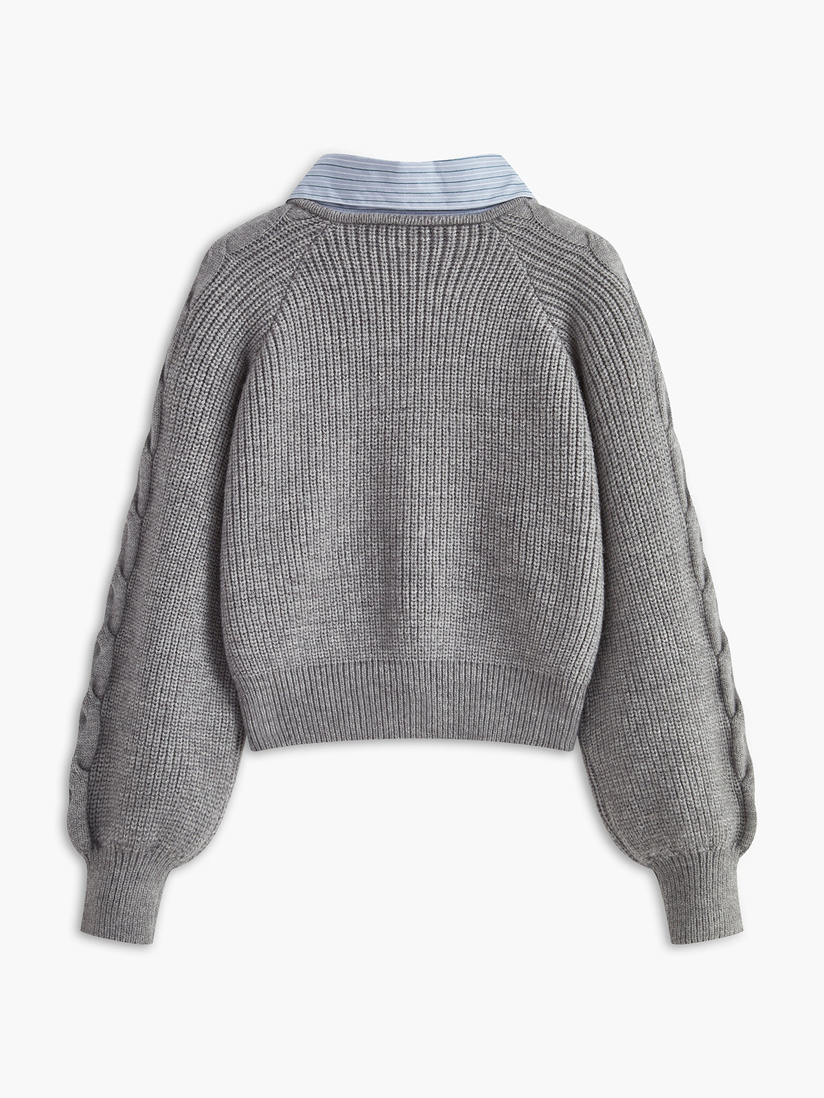 2 in 1 Twist Polo Sweater-Massicos