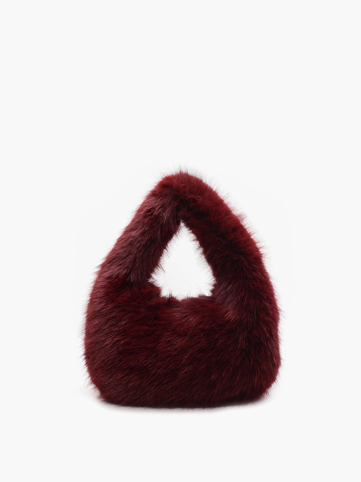 Rounded Fuzzy Handbag-Massicos