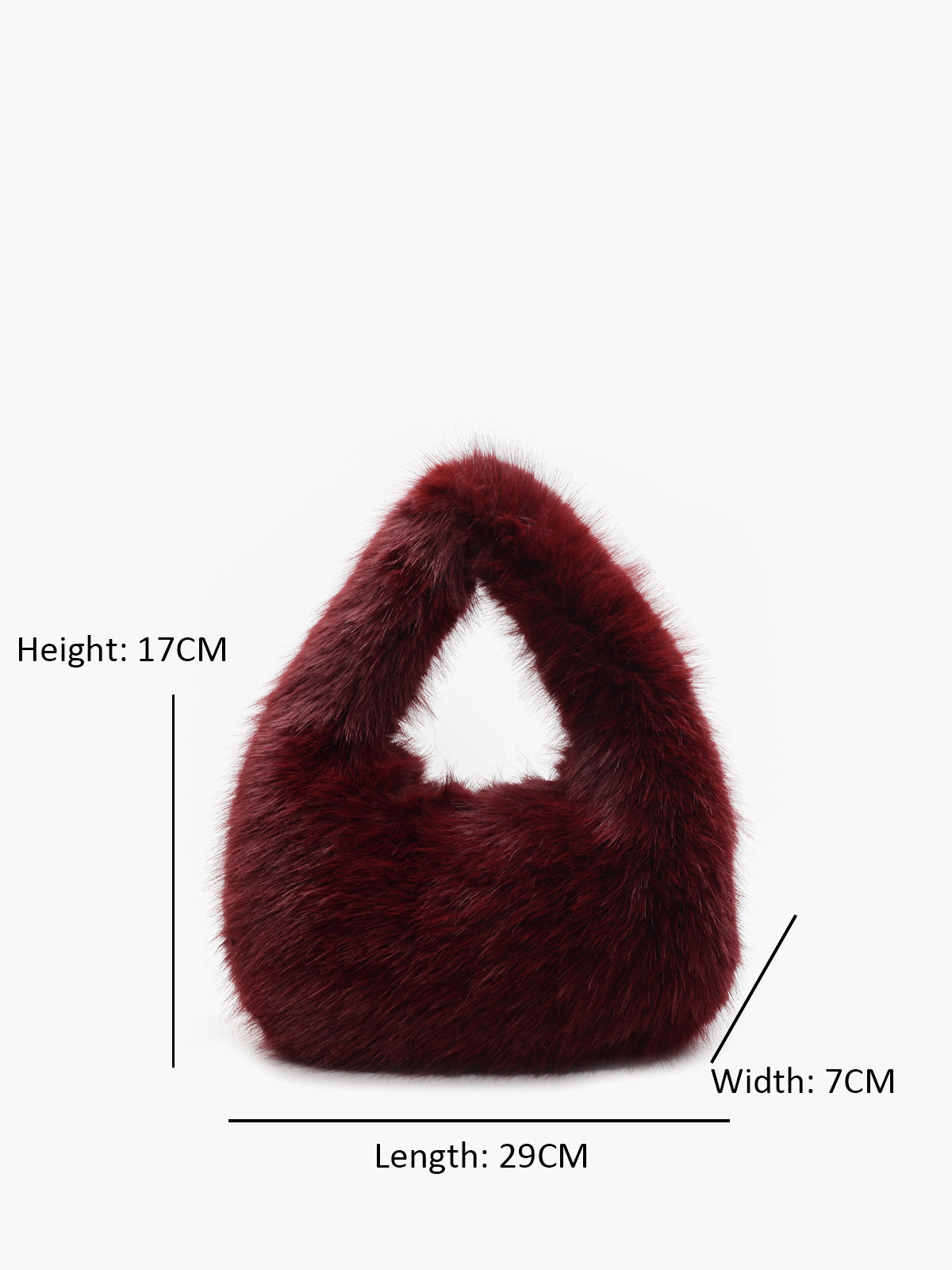 Rounded Fuzzy Handbag-Massicos