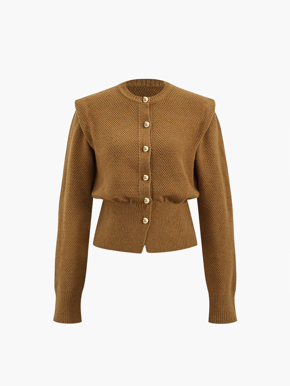 Vintage Wool-Blend Button Down Cardigan-Massicos