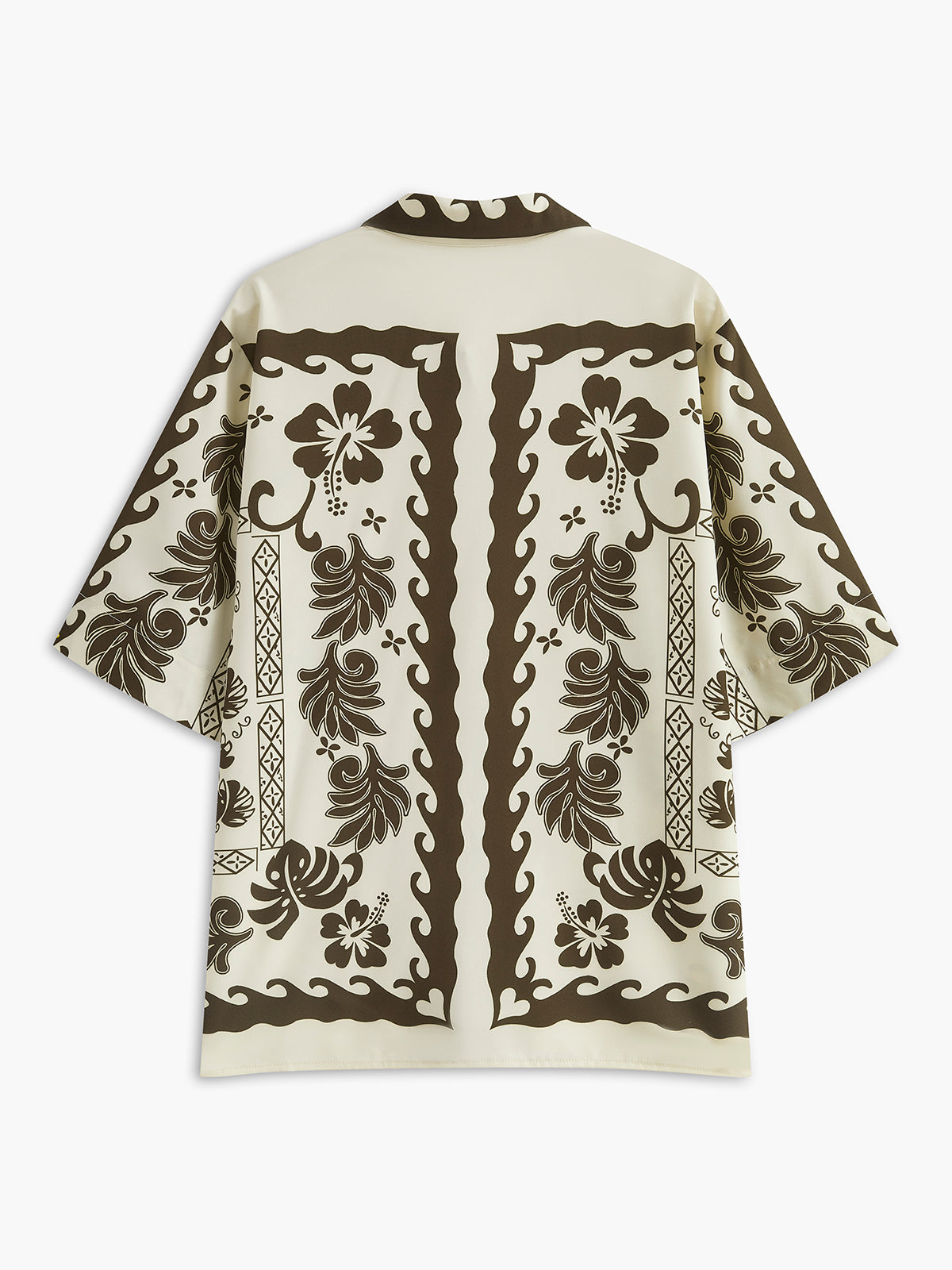 Tropical Plant Print Vacation Skirt Set-Massicos