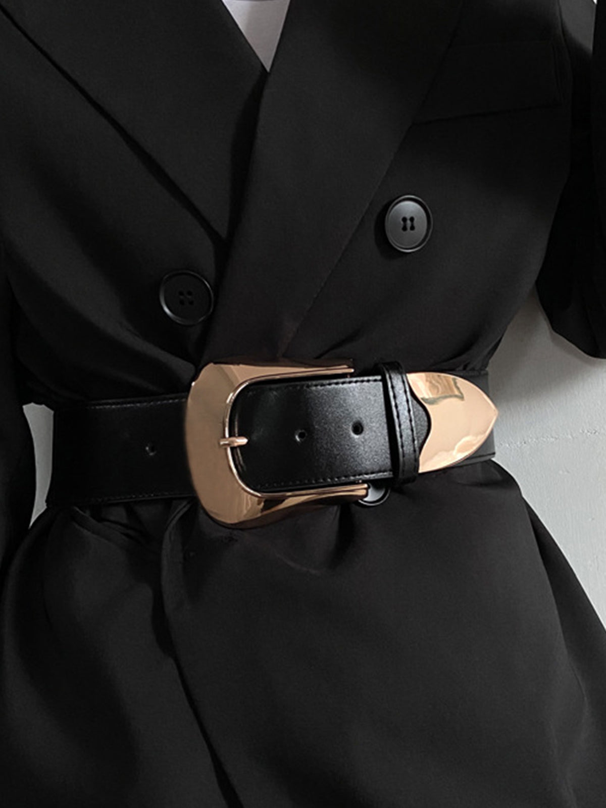 Buckle Wide Belt-Massicos