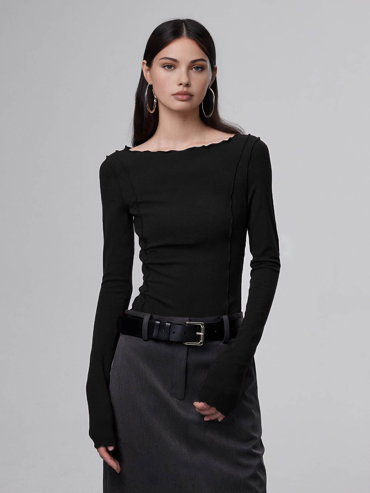 Lettuce Trim Slim T-Shirt-Massicos