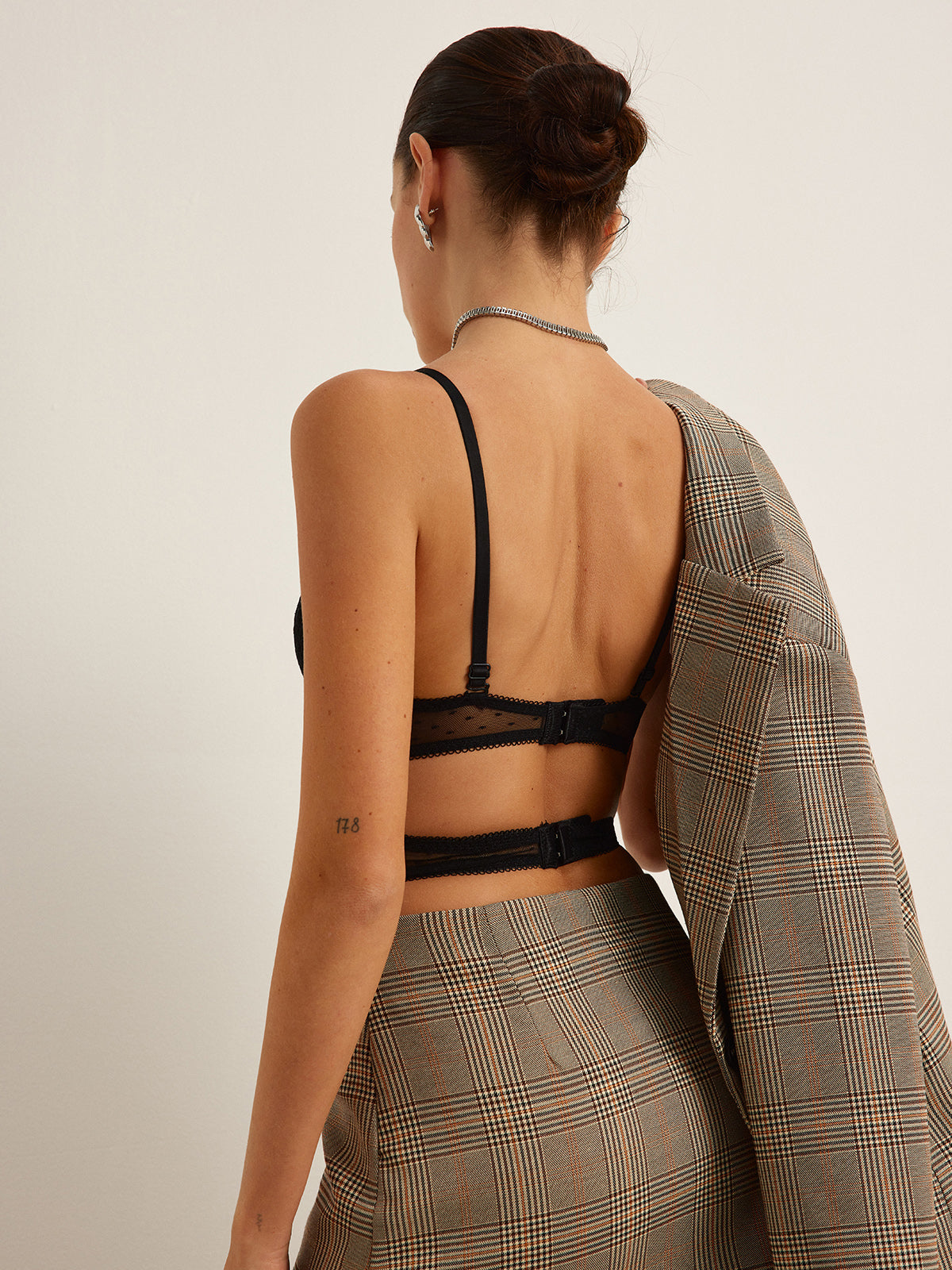 Sheer Lace Crop Corset-Massicos