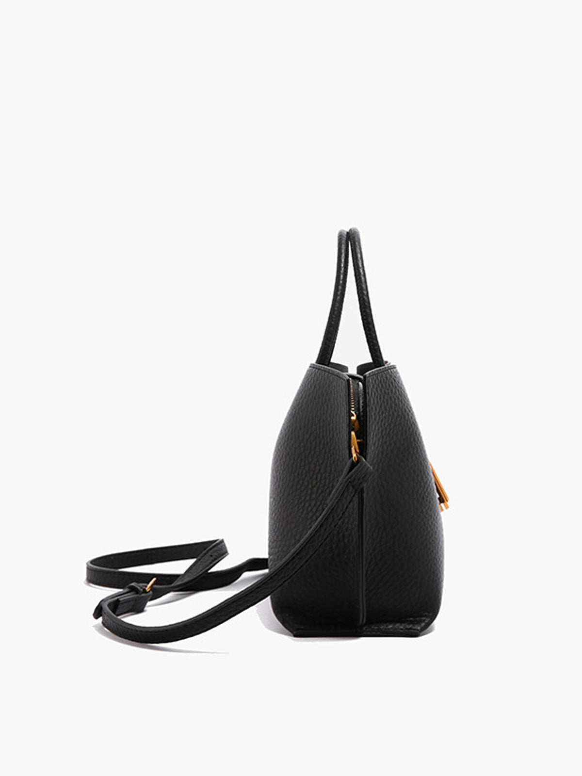 Top Handle Textured Shoulder Bag-Massicos
