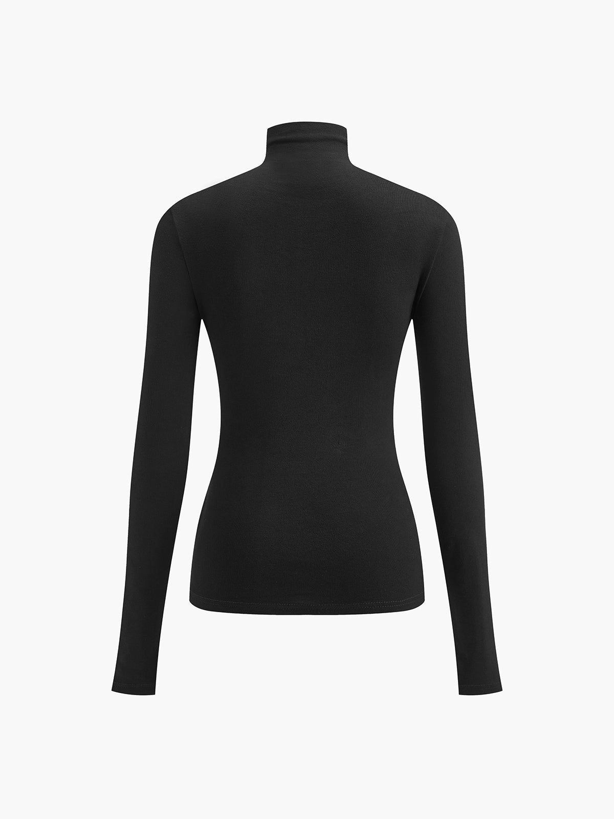 2 in 1 Mock Neck Jersey Top-Massicos