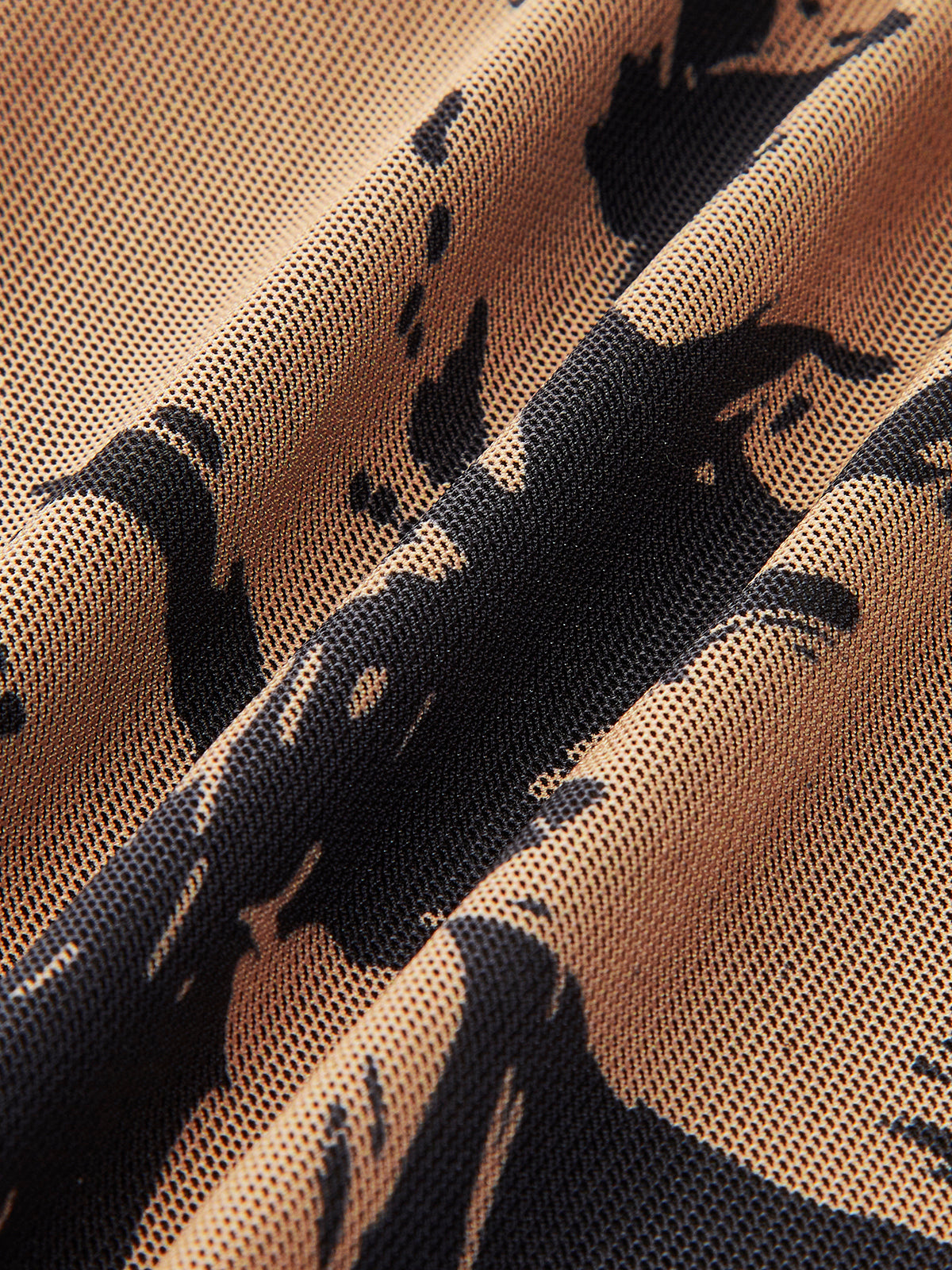 Boheme Printed Cowl Neck Floral Dress-Massicos