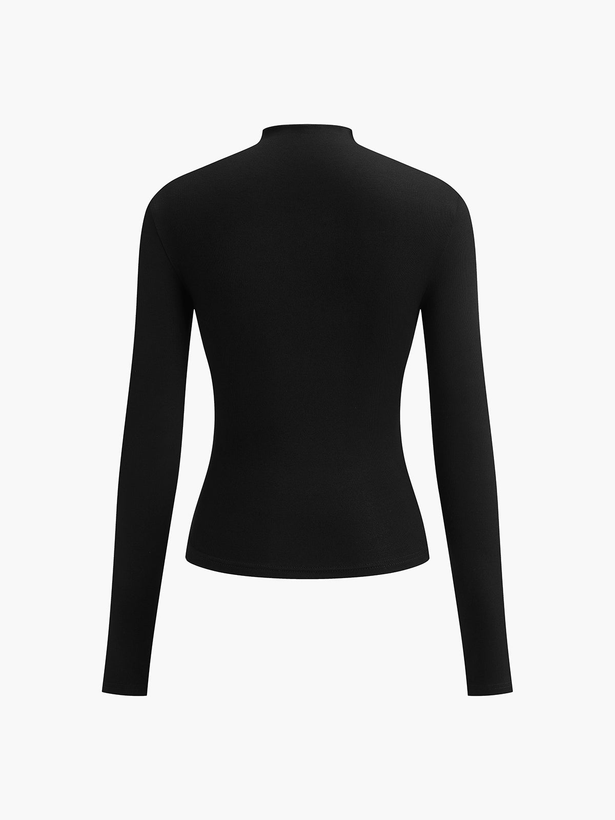 Ruching Long Sleeve Shirt-Massicos