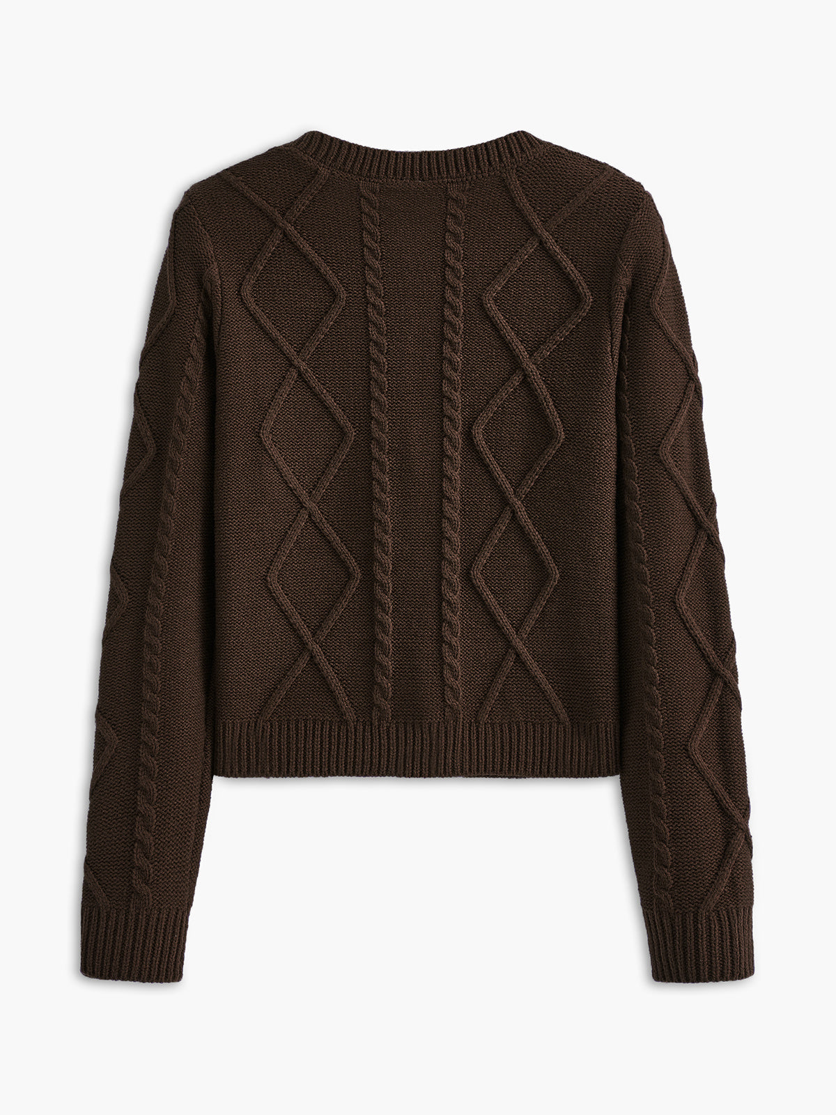 Bow Front Cable Knit Top-Massicos