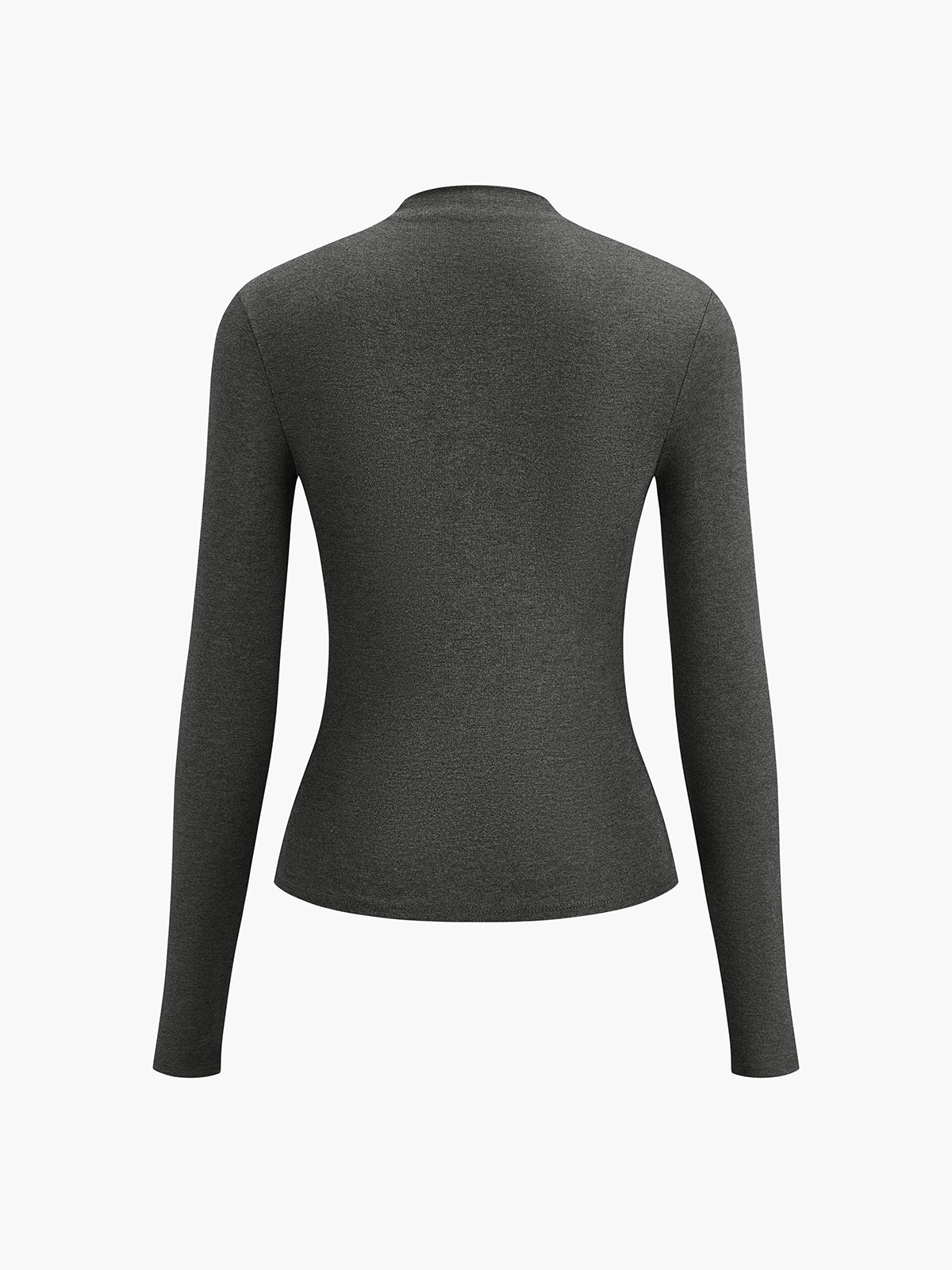 V-Neck Bodycon Jersey T-Shirt-Massicos