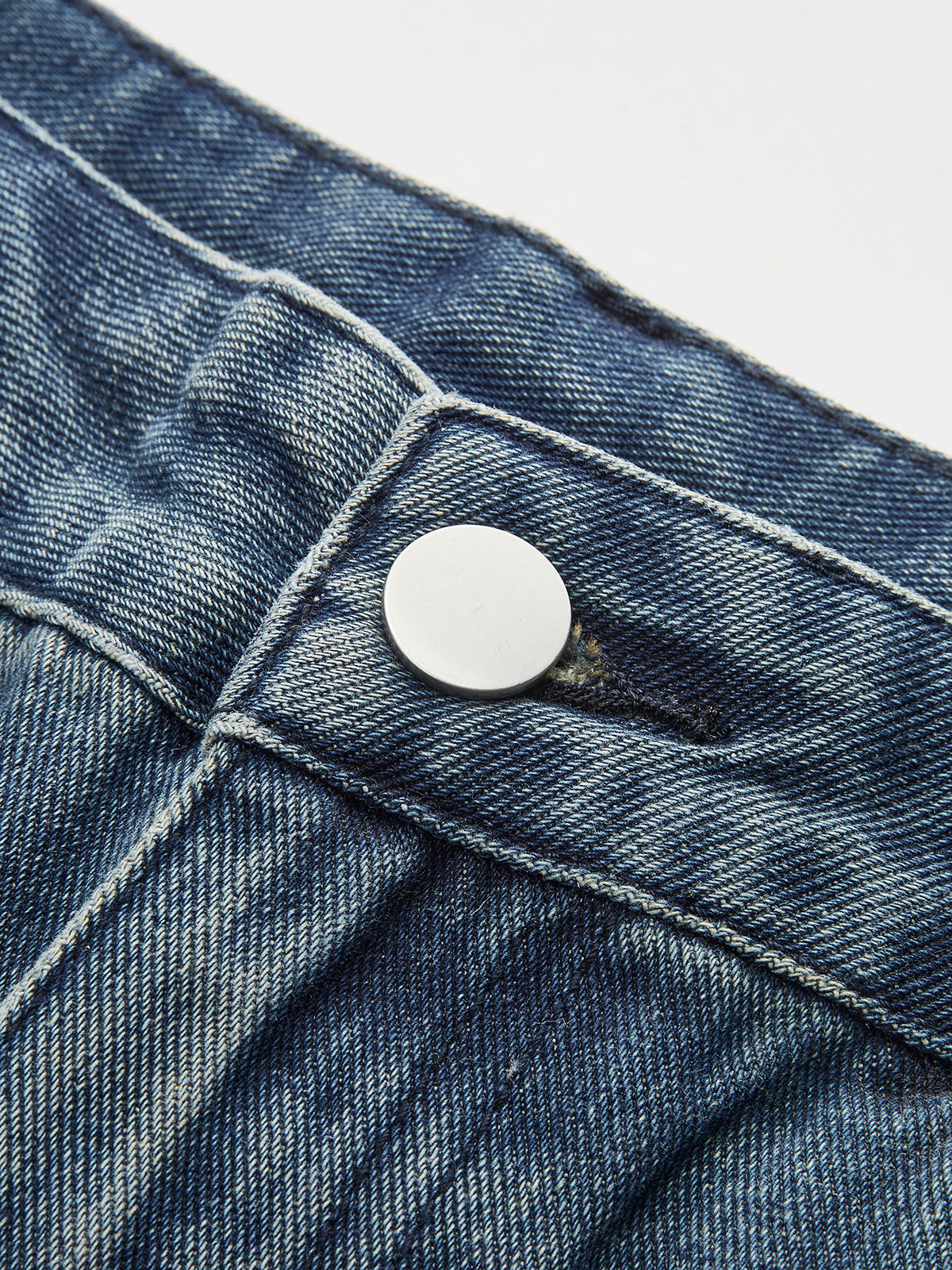 Vintage Low Rise Washed Wide Leg Jeans-Massicos