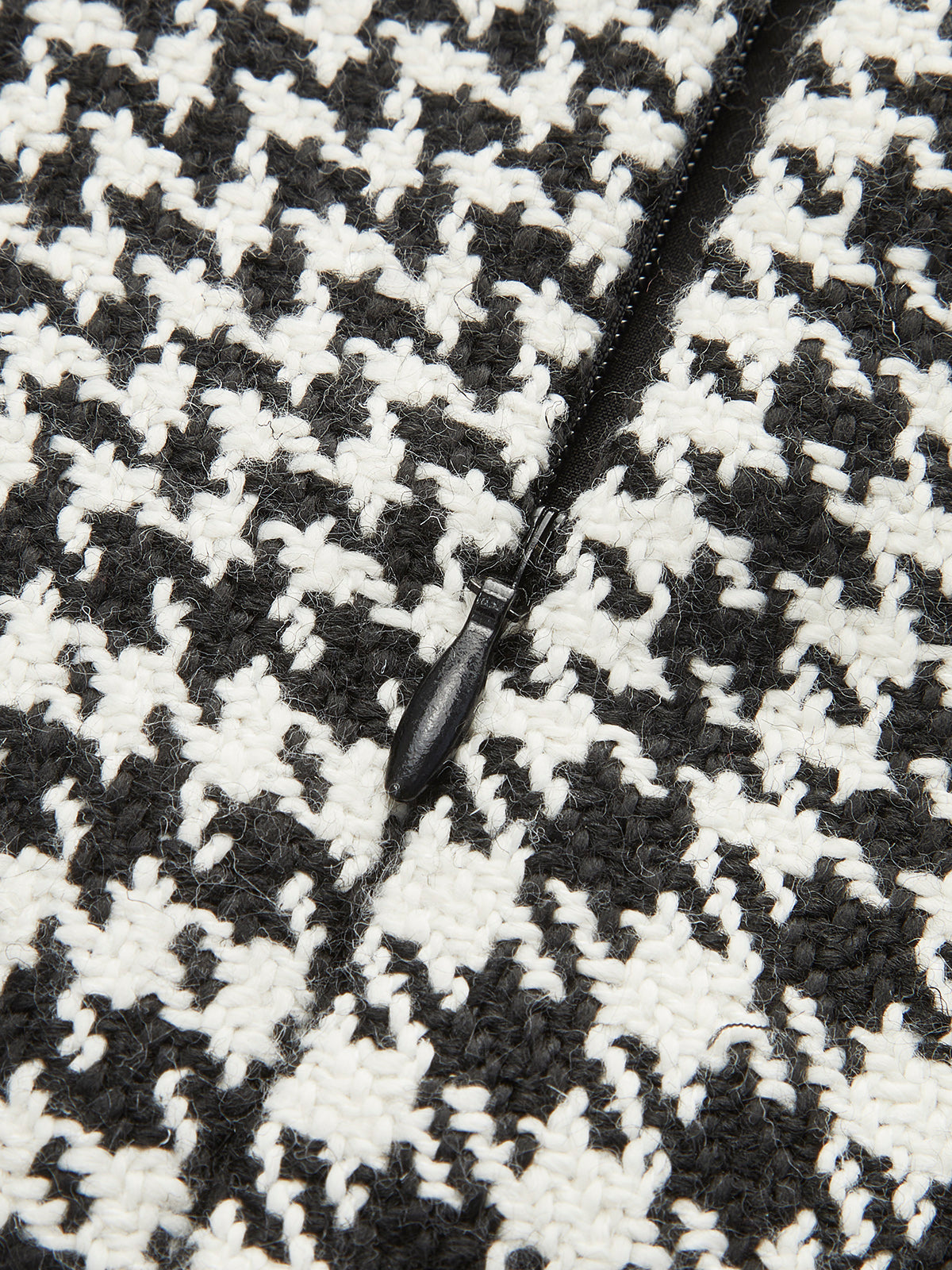 Wool-Blend Checked Mini Skirt-Massicos