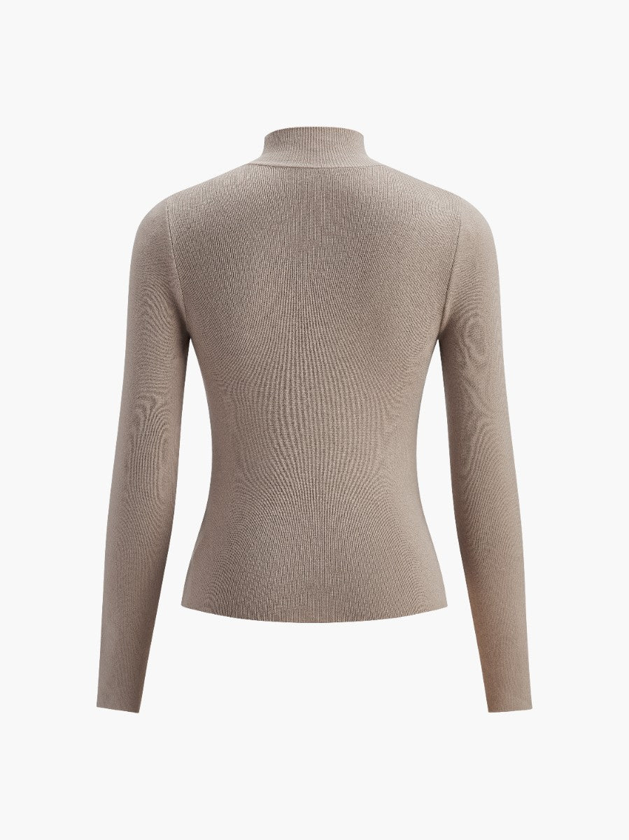 Everyday Long Sleeve Knit Top-Massicos