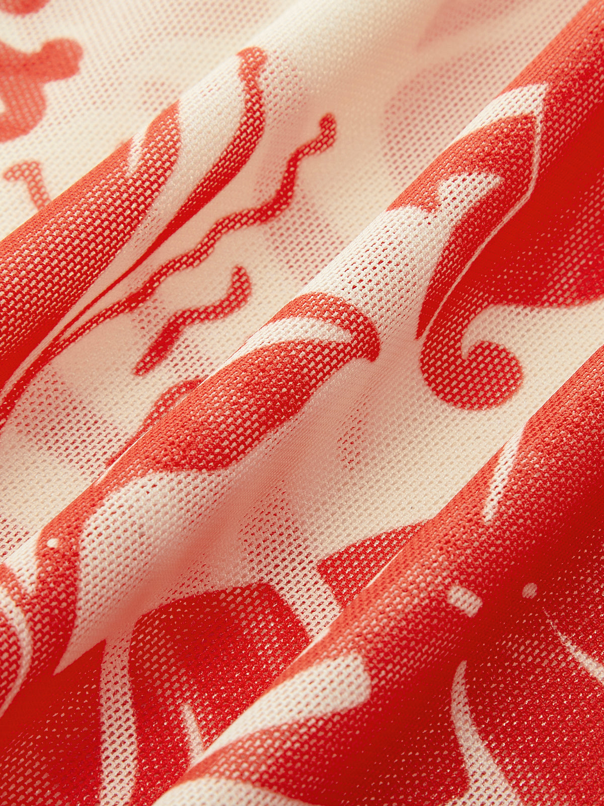 Mesh Printed Cover-Up Skirt-Massicos