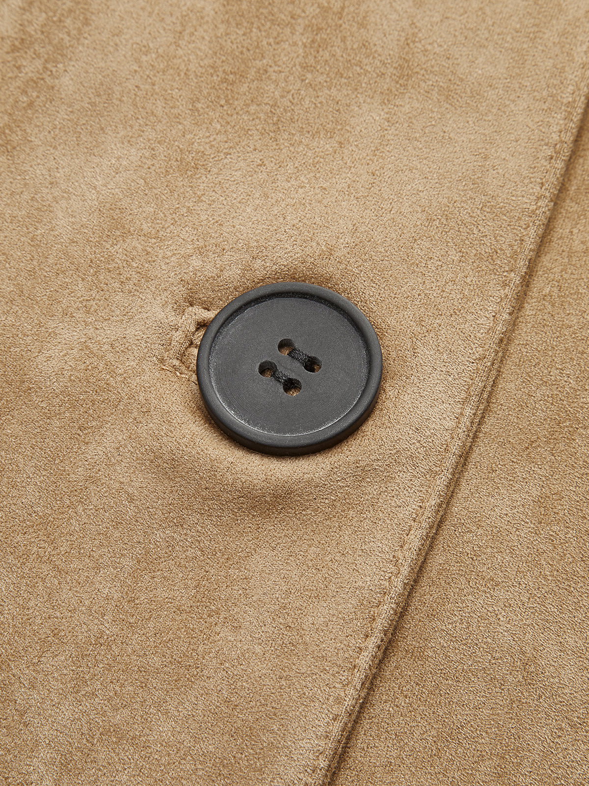Suede Soft Button Lapel Jacket-Massicos