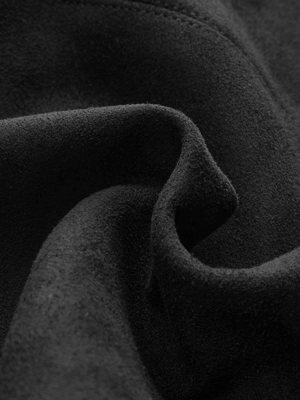 Suede A-Line Skirt Without Belt-Massicos