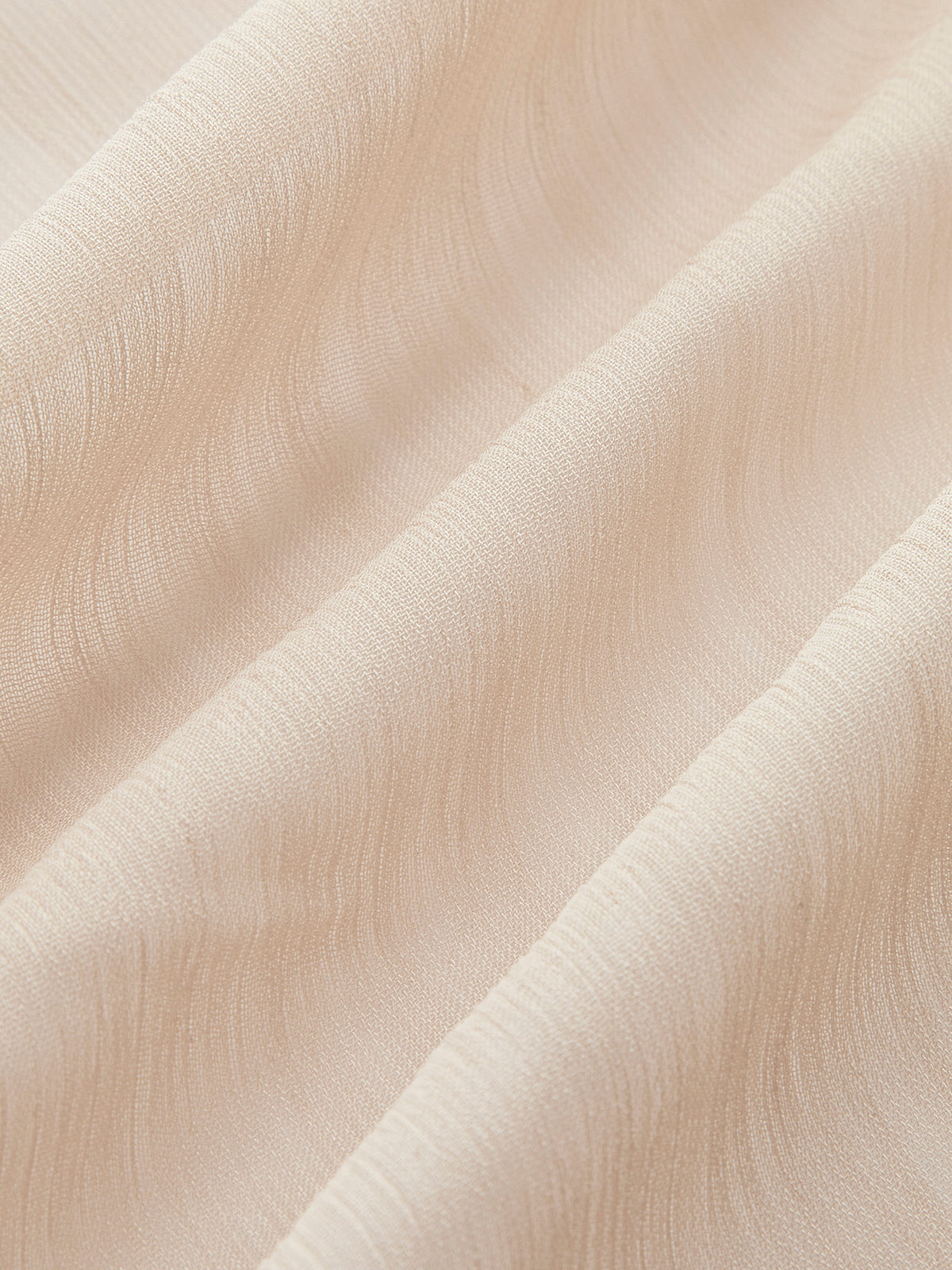 Semi-Sheer Chiffon Ruffle Backless Top-Massicos