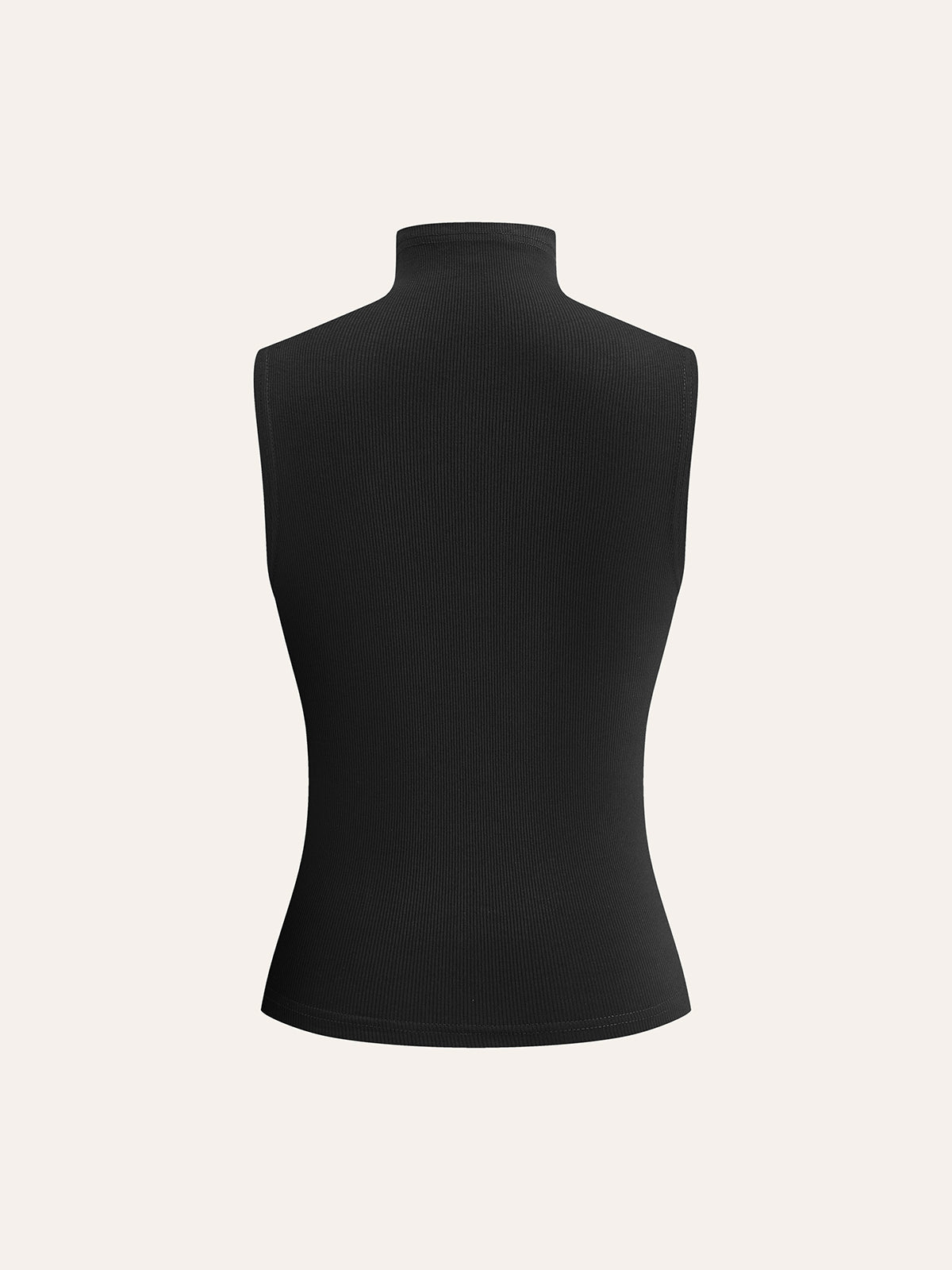 Turtleneck Rib Top-Massicos