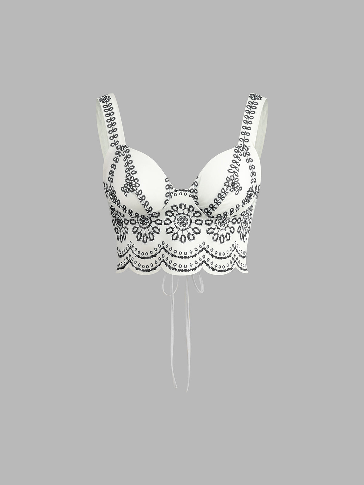 Printed Sleeveless Tie Back Skirt Set-Massicos