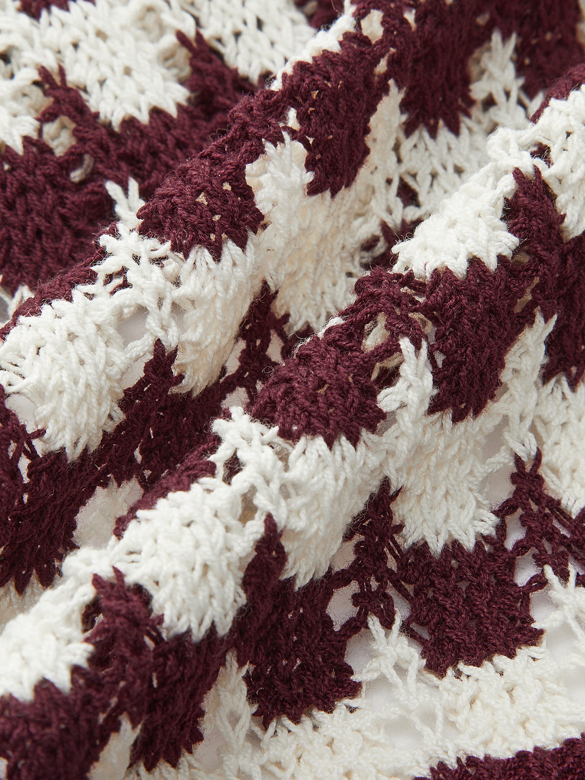 Contrast Bow-Tie Knit Top-Massicos