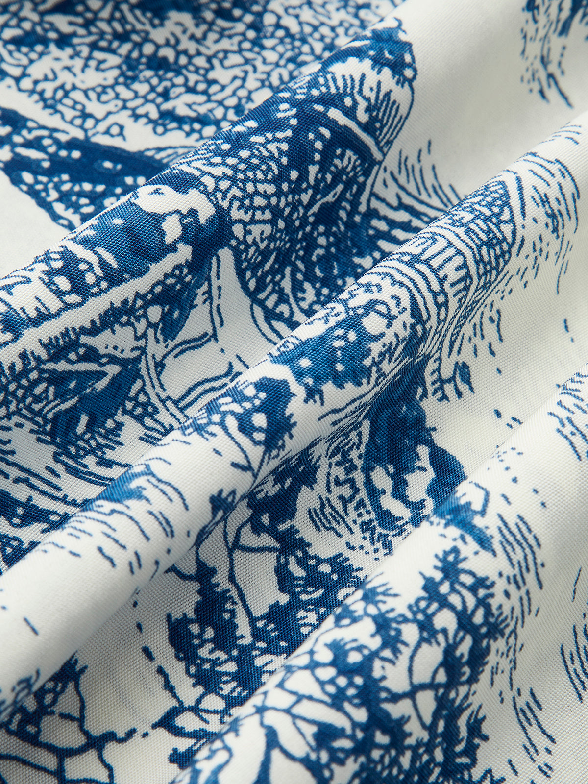 Print Off-Shoulder Smocked Sleeve Dress-Massicos