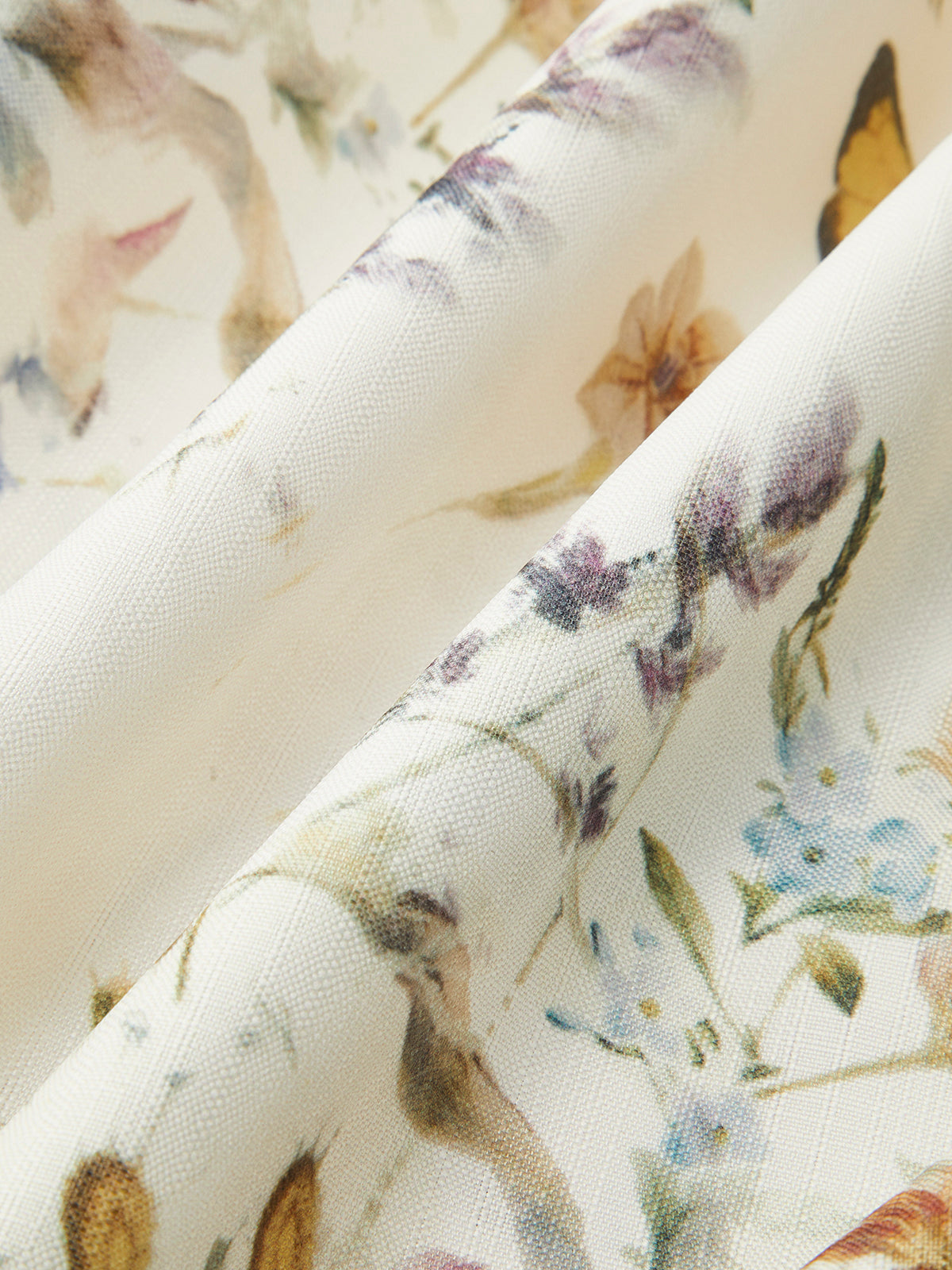 Belted Balloon Sleeve Floral Dress-Massicos