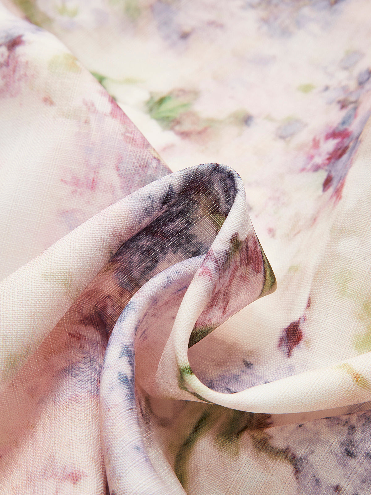 Belted Balloon Sleeve Floral Dress-Massicos