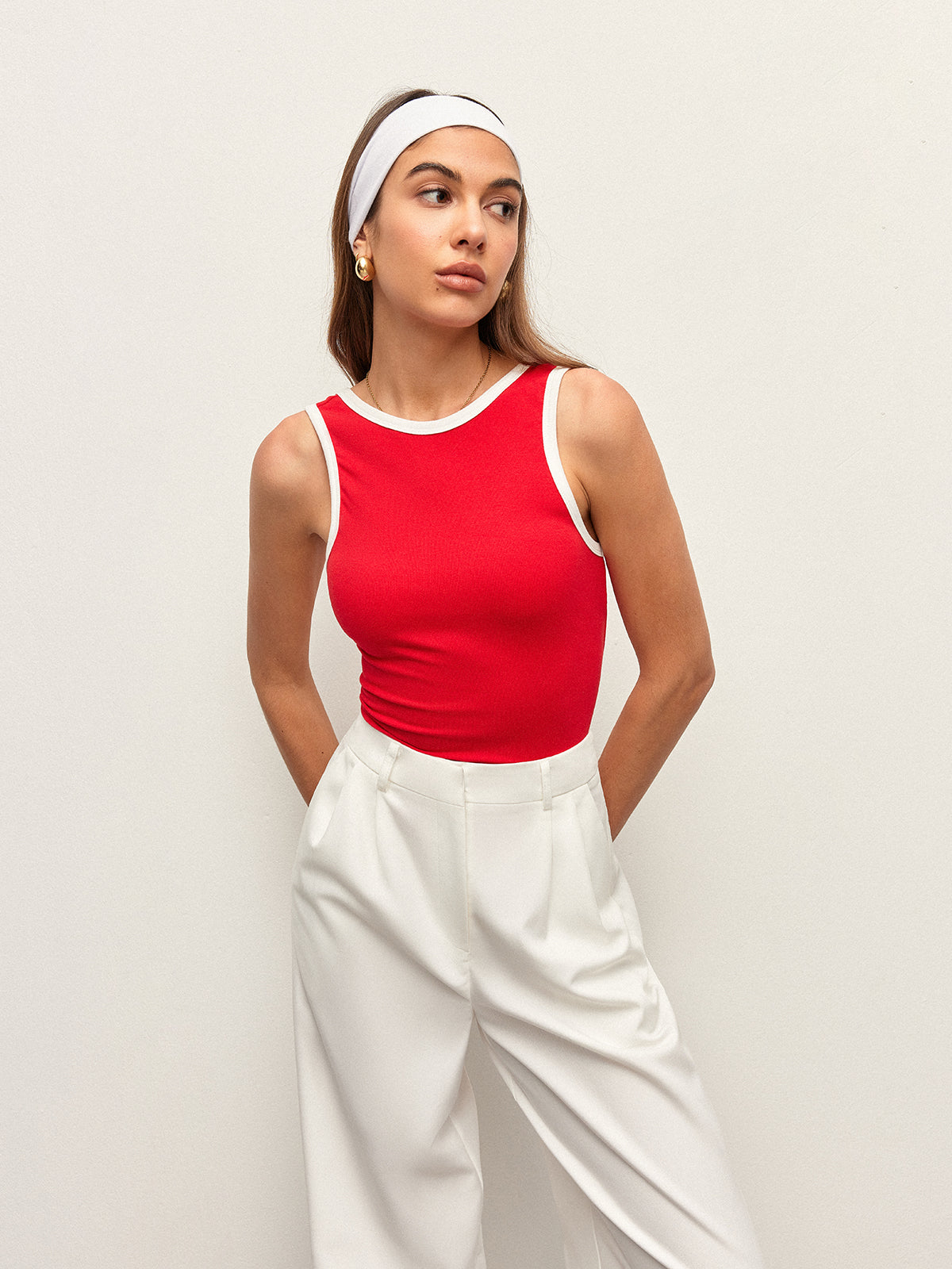 Backless Tank Top-Massicos