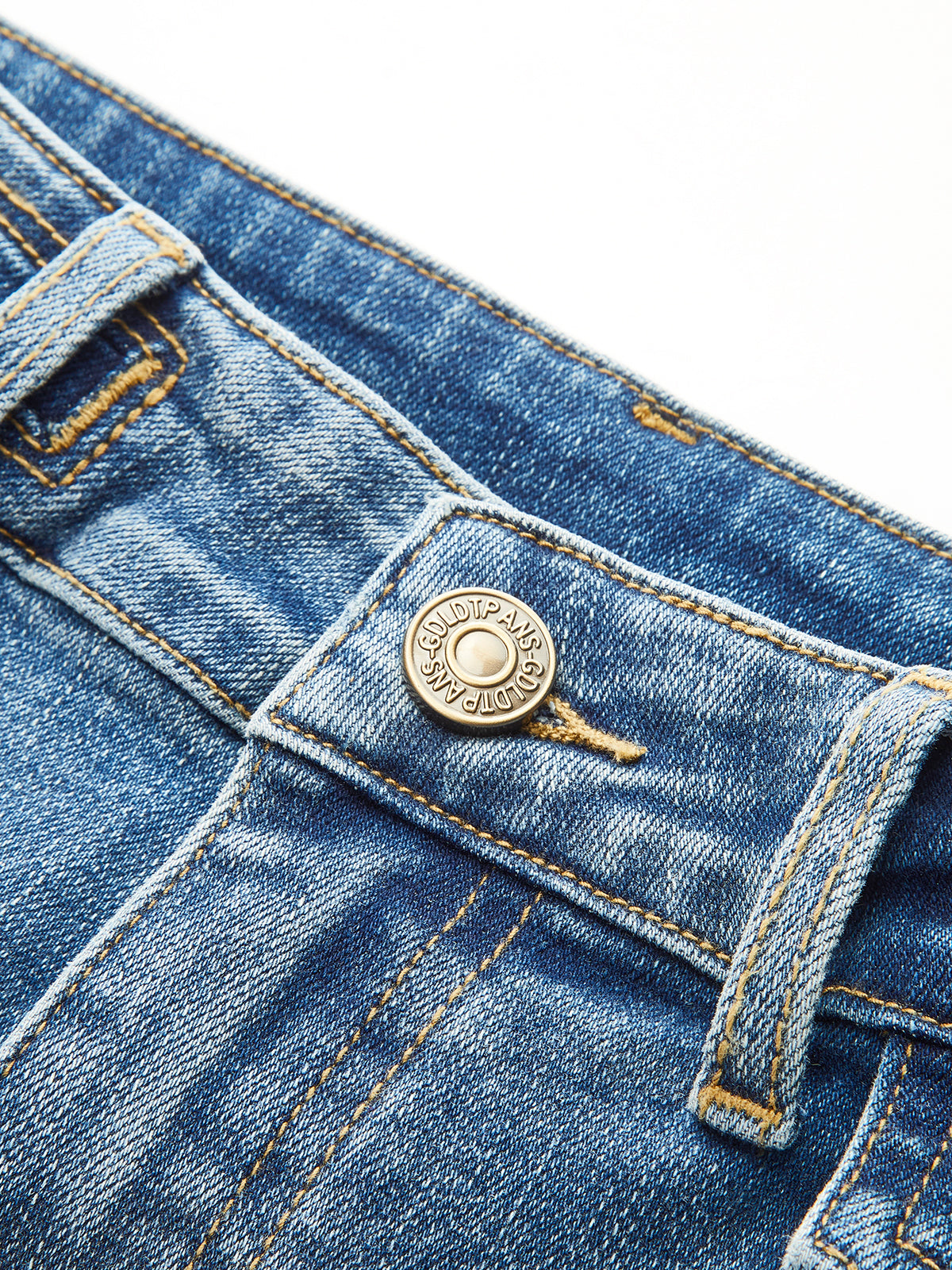 Mid-Waist Decor Pocket Pants-Massicos
