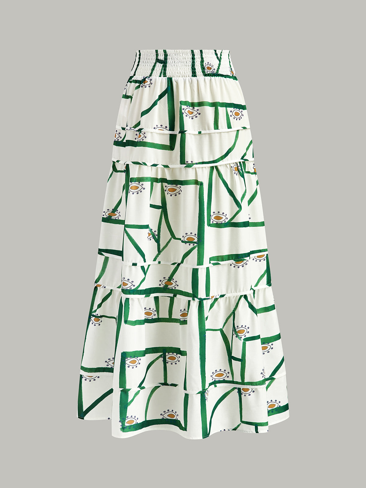 Front Tie Cami Top With Tiered Skirt Set-Massicos