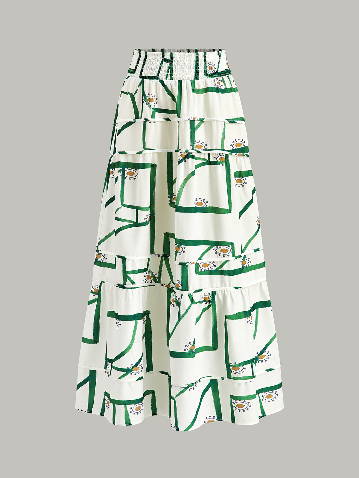 Front Tie Cami Top With Tiered Skirt Set-Massicos