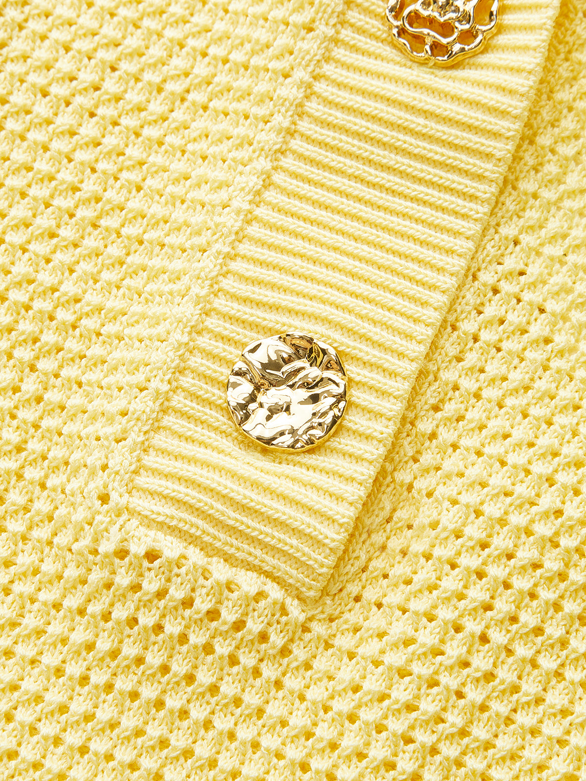 Mesh-Knit Polo-Style Top-Massicos
