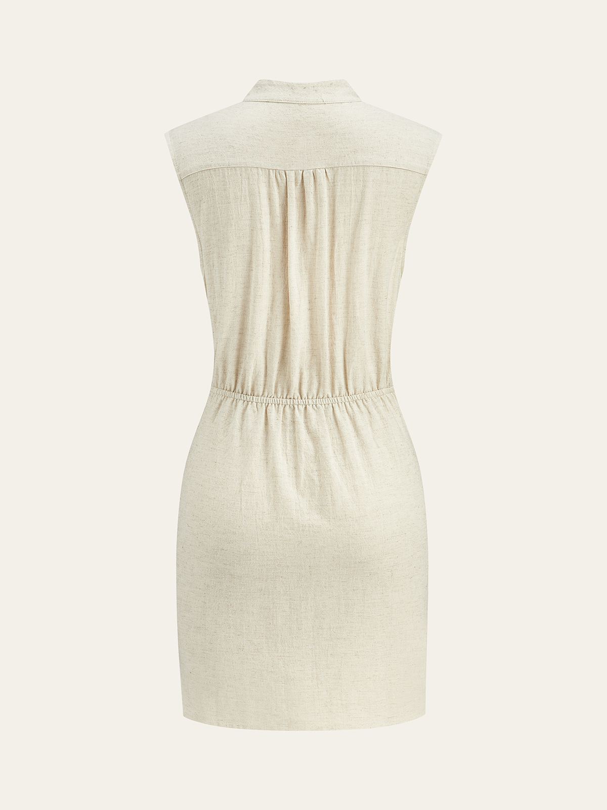 Linen Side-Knot Dress-Massicos