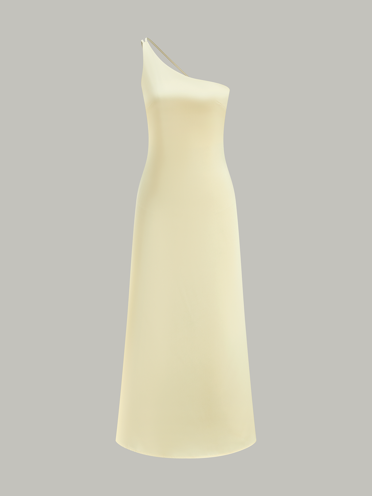 Asymmetrical One-Shoulder Midi Dress-Massicos