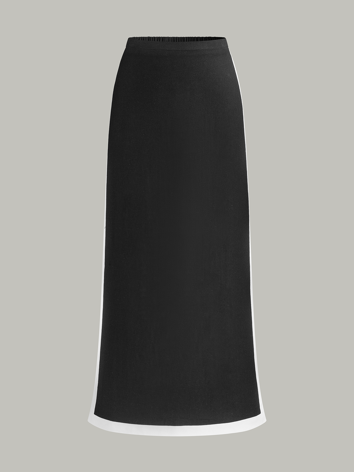 Contrast Trim Skirt Set-Massicos