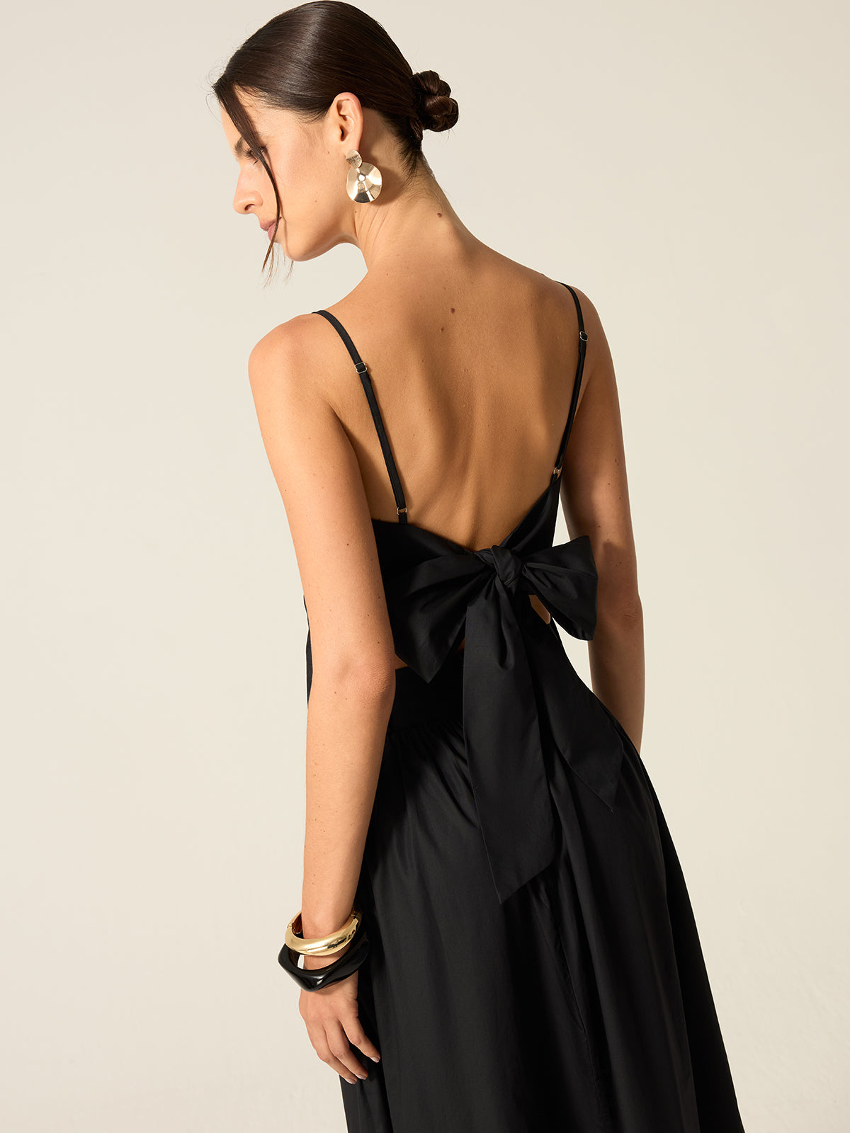 Spaghetti Strap Backless Skirt Set-Massicos