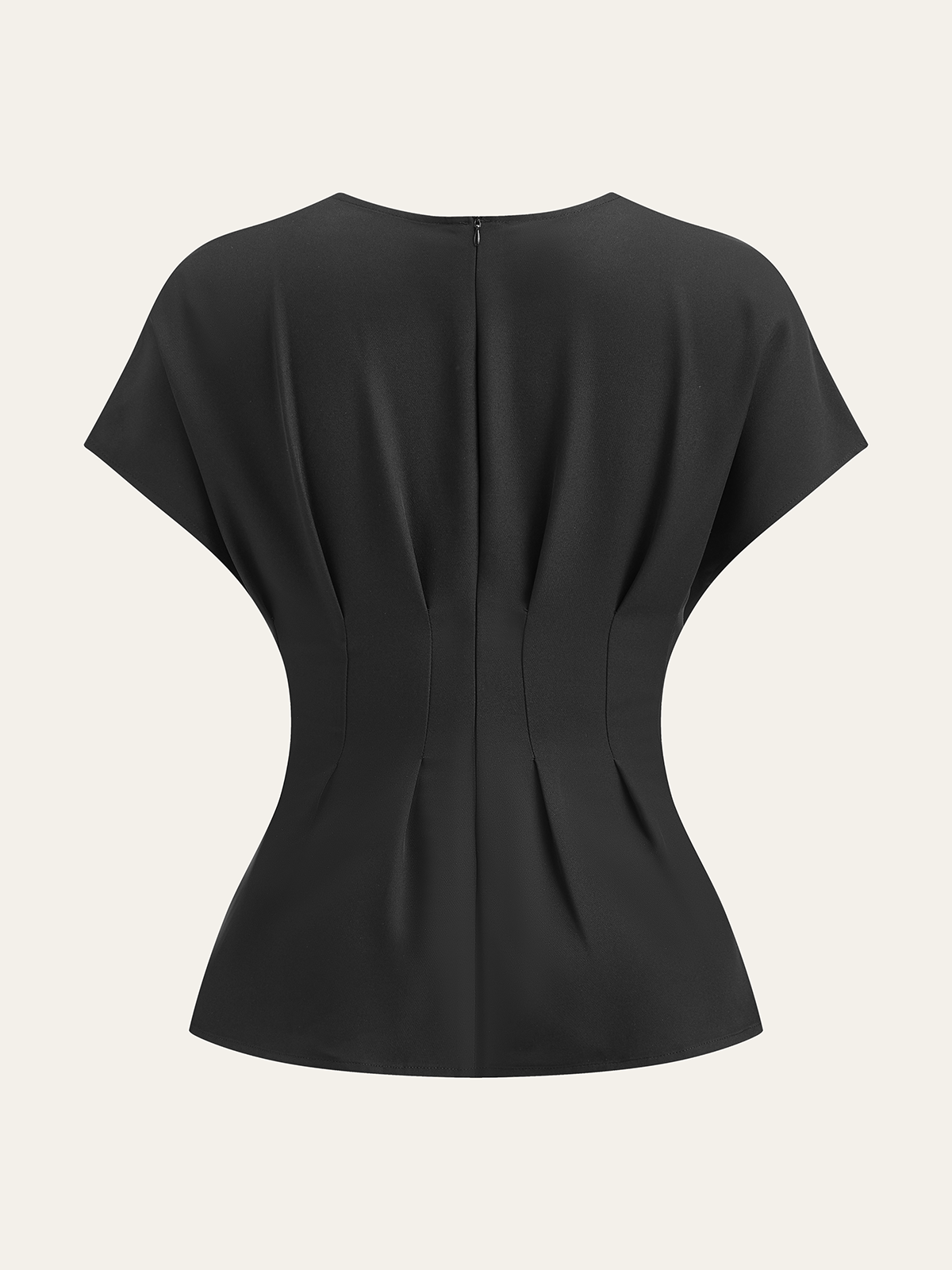 Pleated Waist Top-Massicos