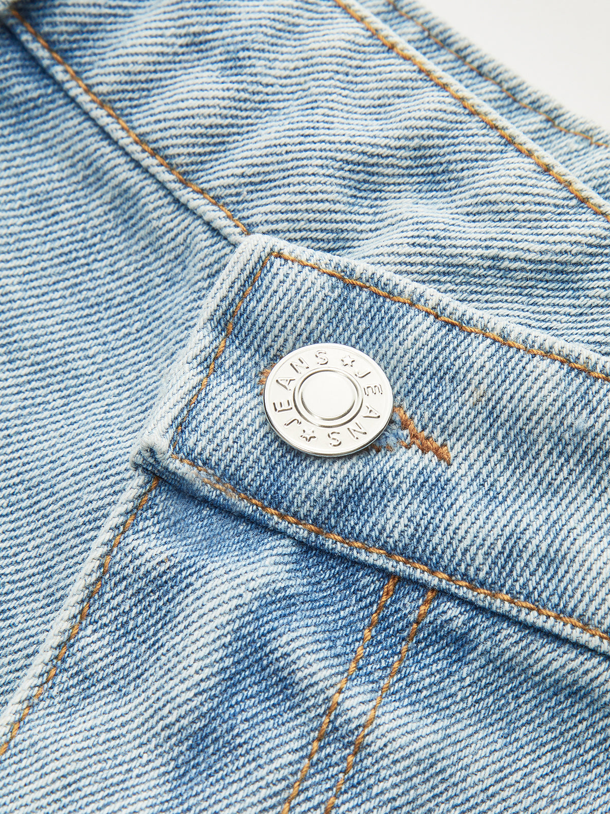 Asymmetric Waist Distressed Denim Shorts-Massicos