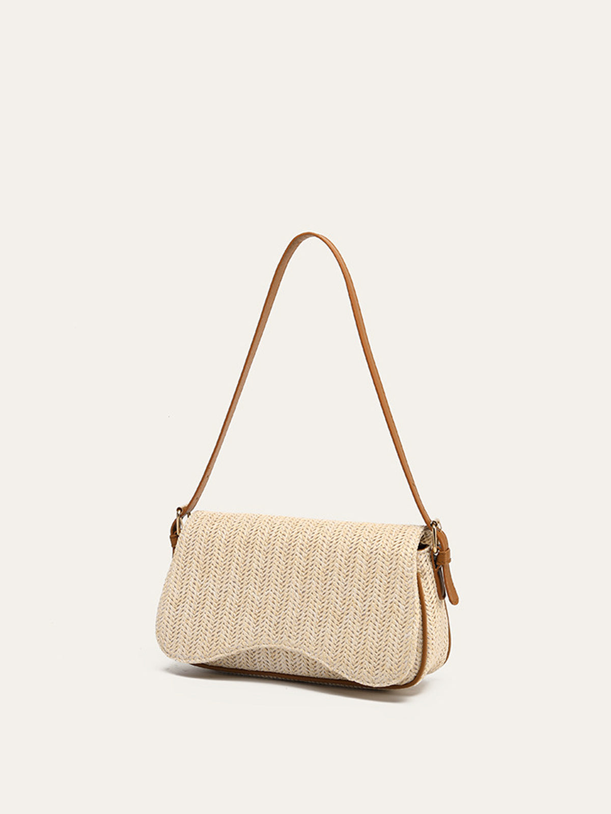 Straw Woven Shoulder Bag-Massicos