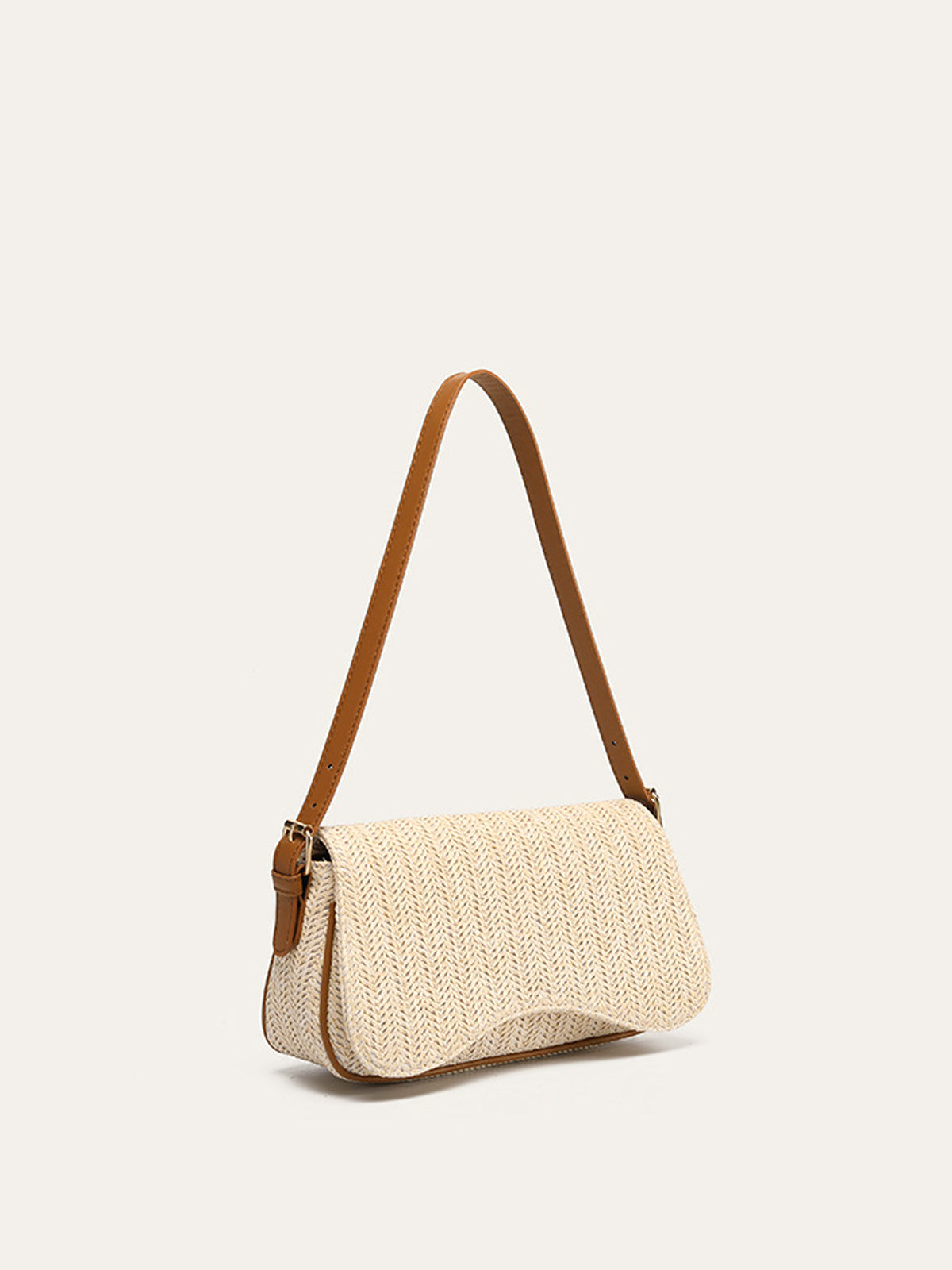 Straw Woven Shoulder Bag-Massicos