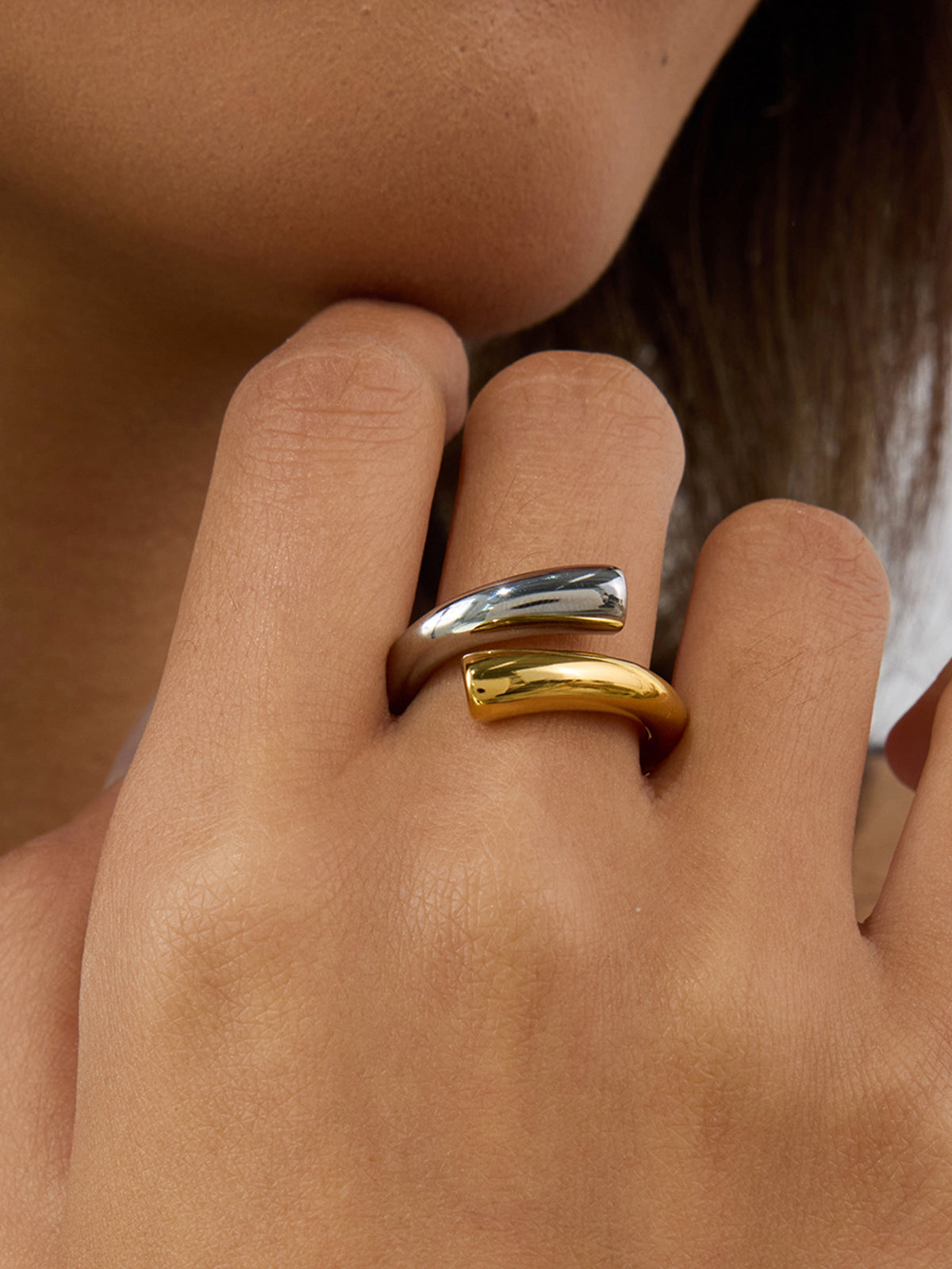 Two-Tone Bypass Ring-Massicos