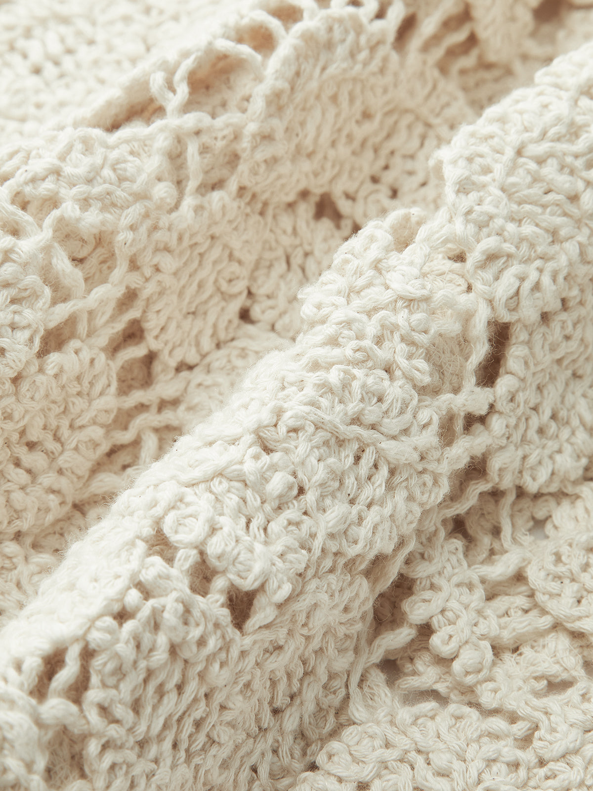 Semi-Sheer Floral Lace Top-Massicos
